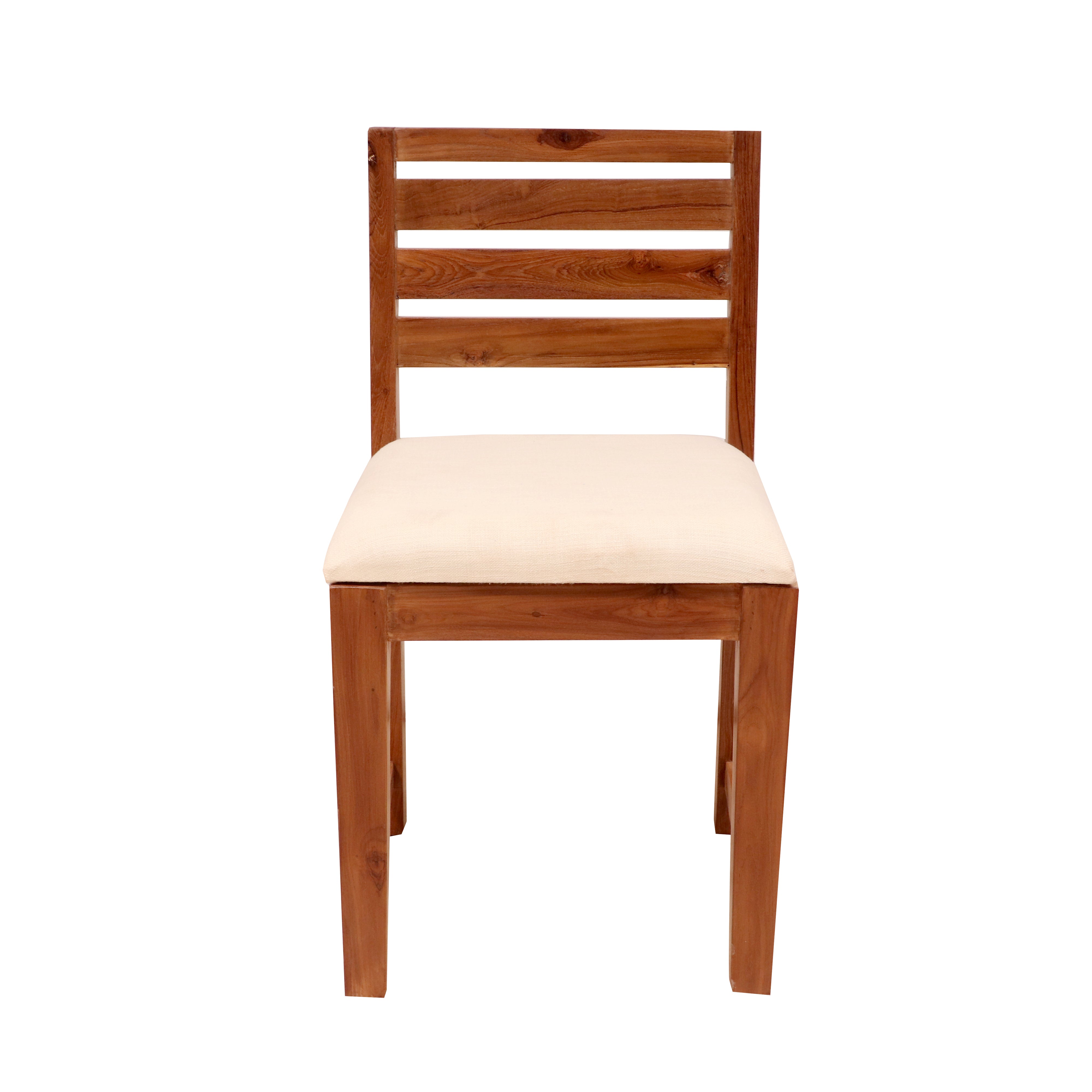 (Set of 2) Simple Teak wood dining chair Dining Chair