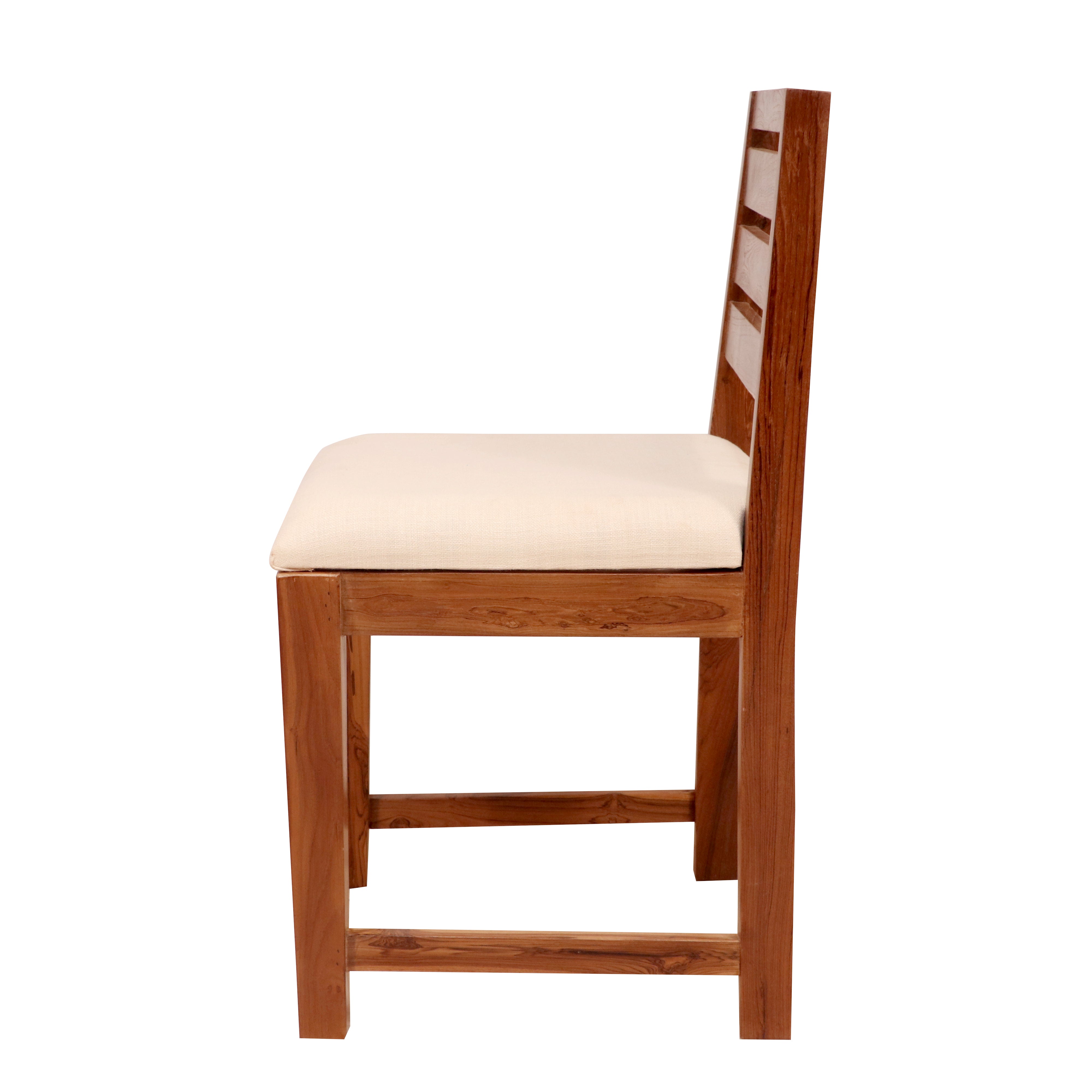 6 Seater Teak wood dining table with 4 chair & 1 Bench Dining Set