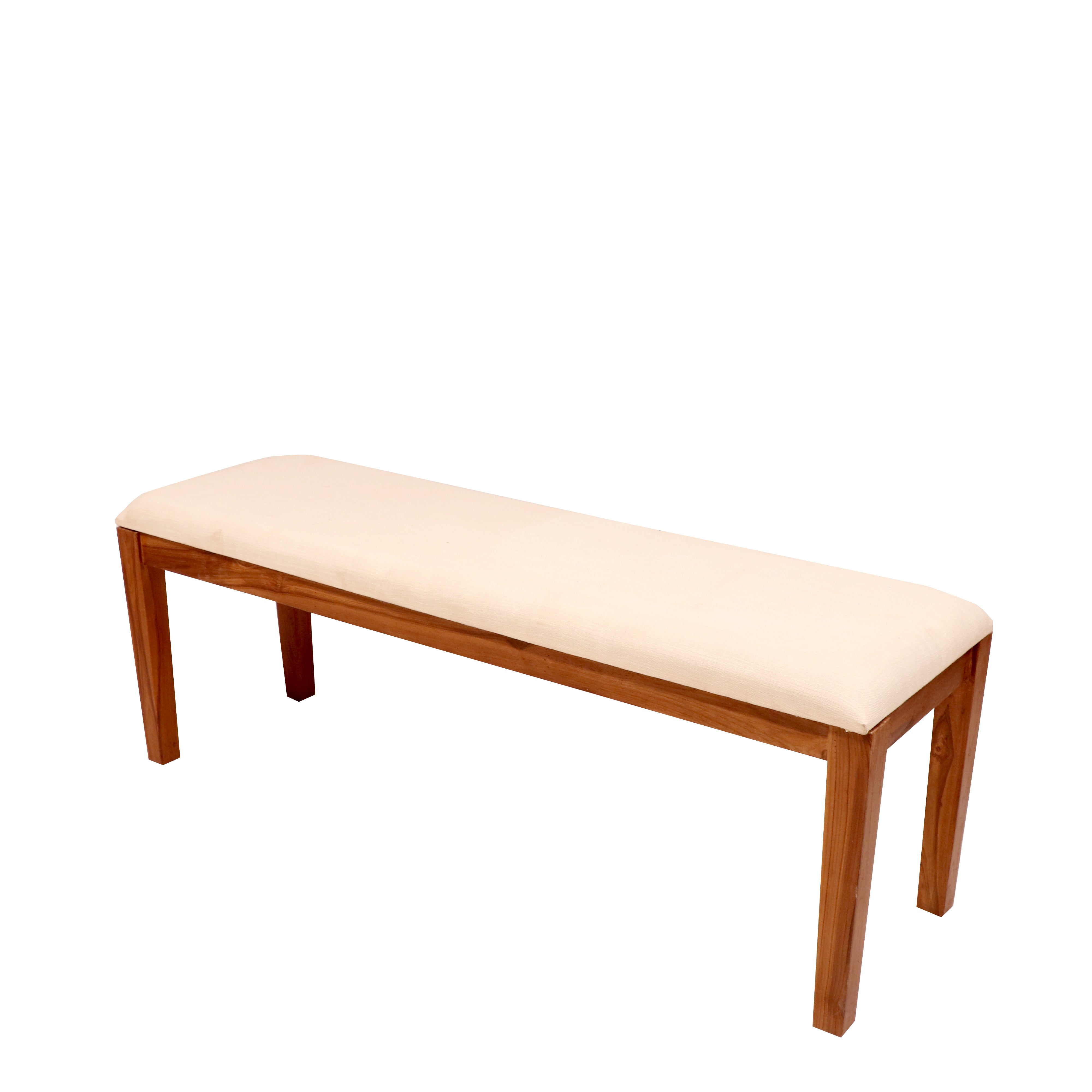 6 Seater Teak wood dining table with 4 chair & 1 Bench Dining Set
