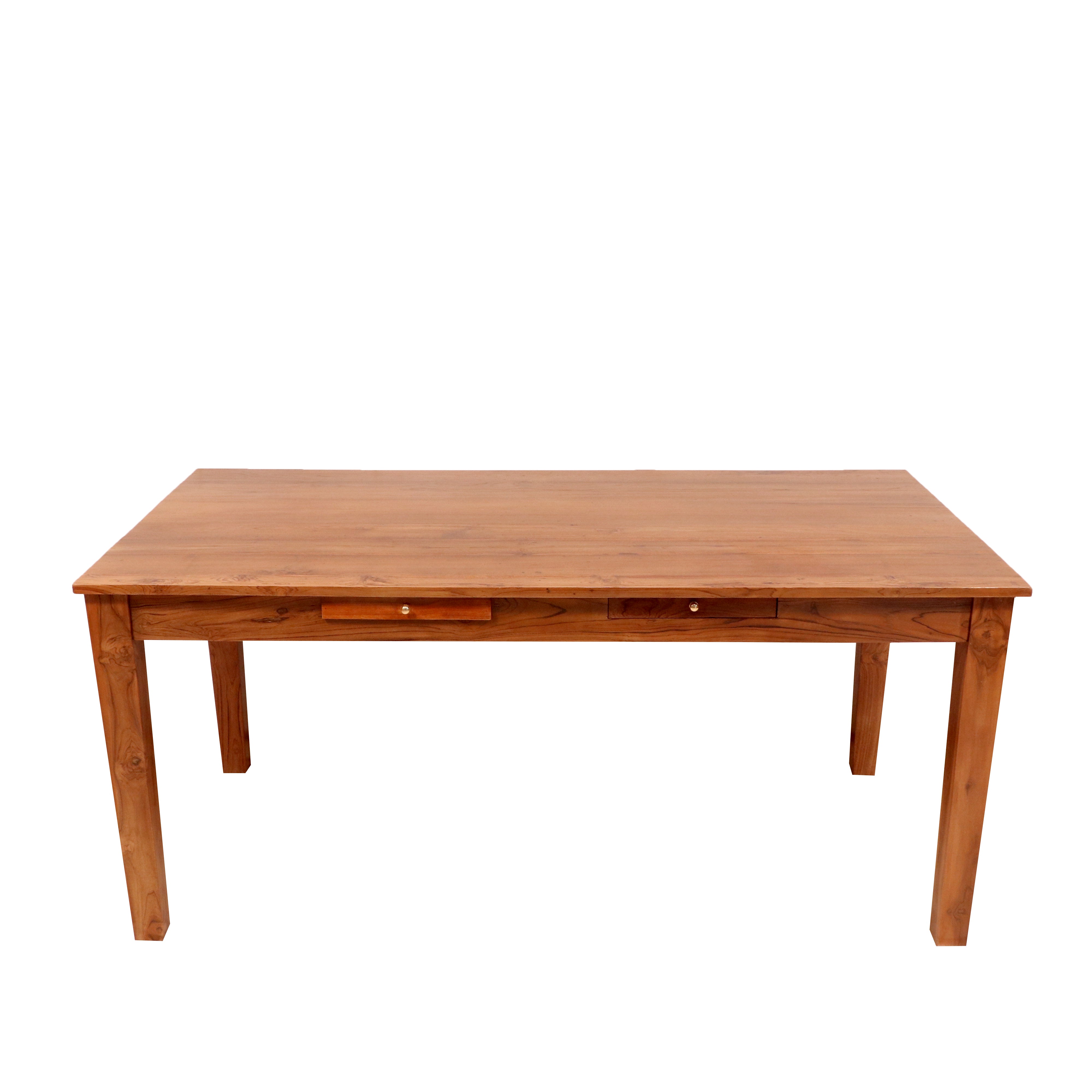 6 Seater Teak wood dining table with 4 chair & 1 Bench Dining Set