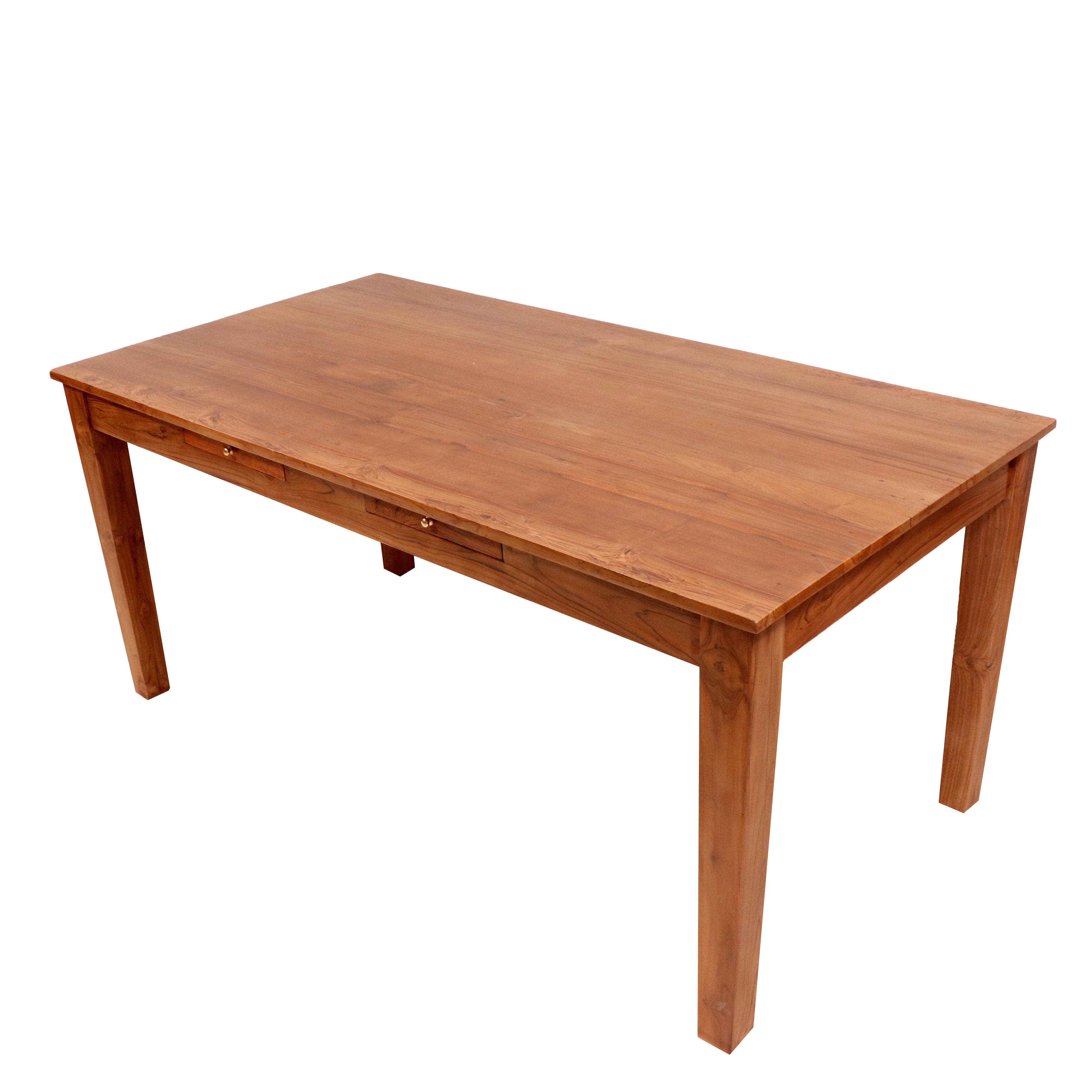 6 Seater Teak wood dining table with 4 chair & 1 Bench Dining Set