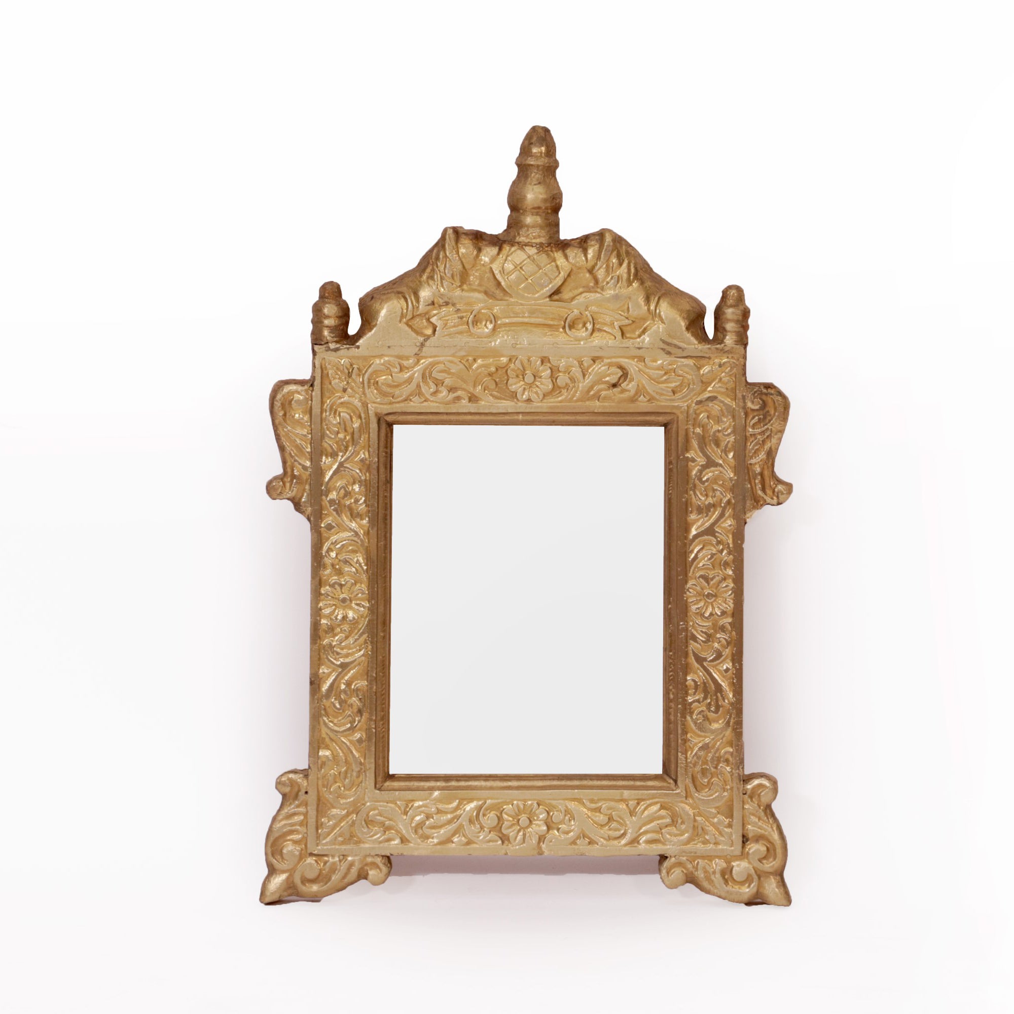 Metallic Fitted Heritage Mirror Mirror