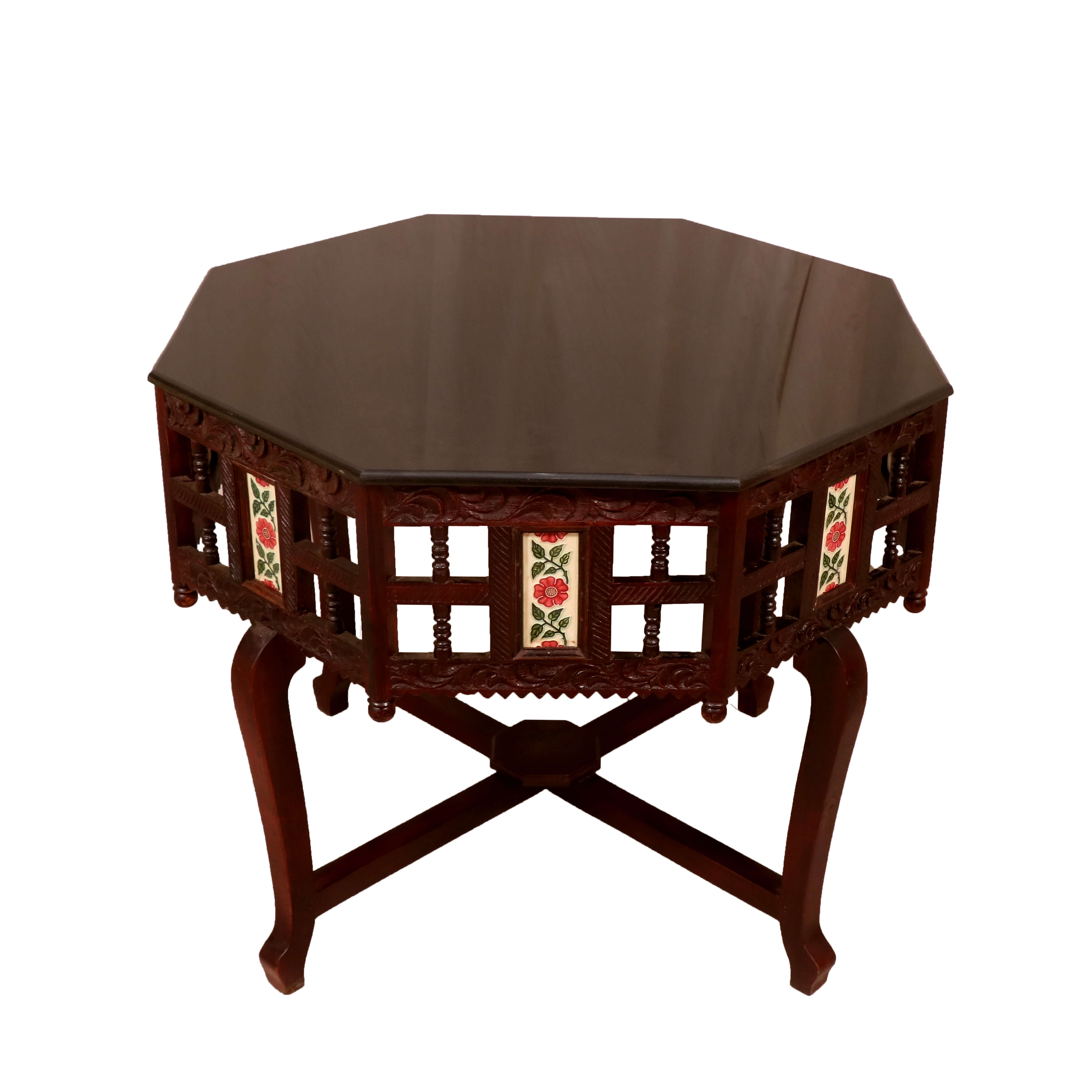 Octagonal Motif Table End Table
