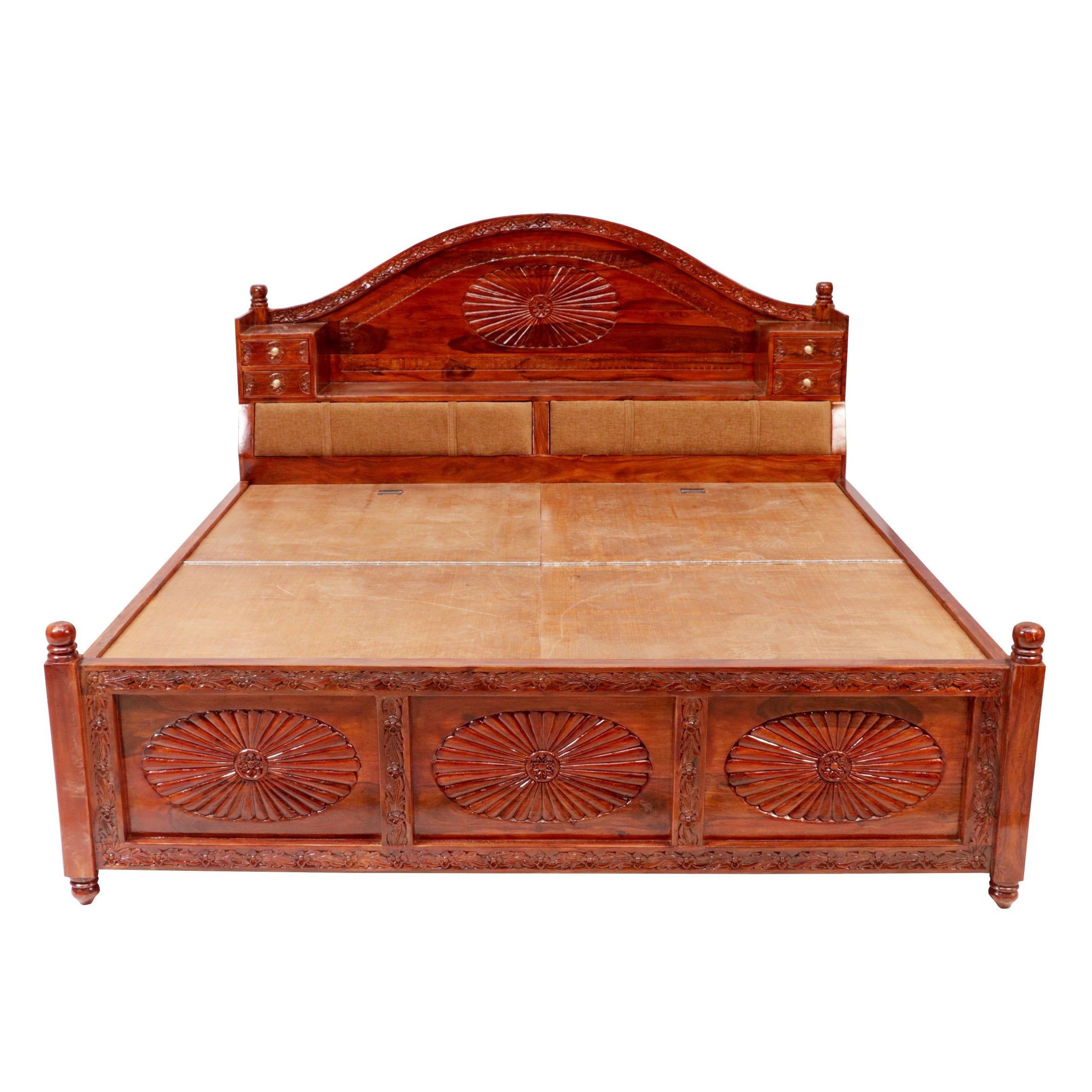 Red Honey Traditional Storage Bed Bed