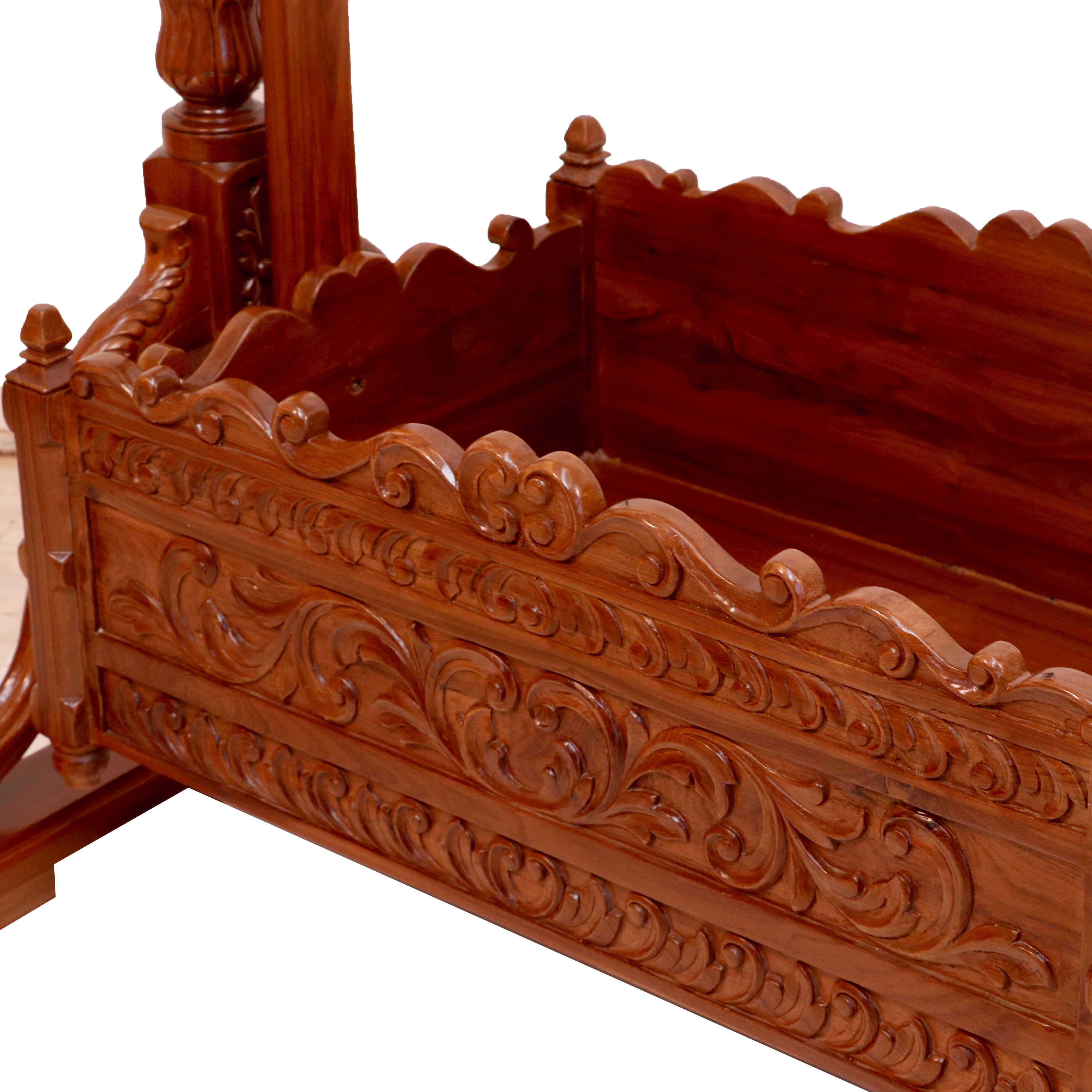 Rajshahi Teak wood Cradle Cradle