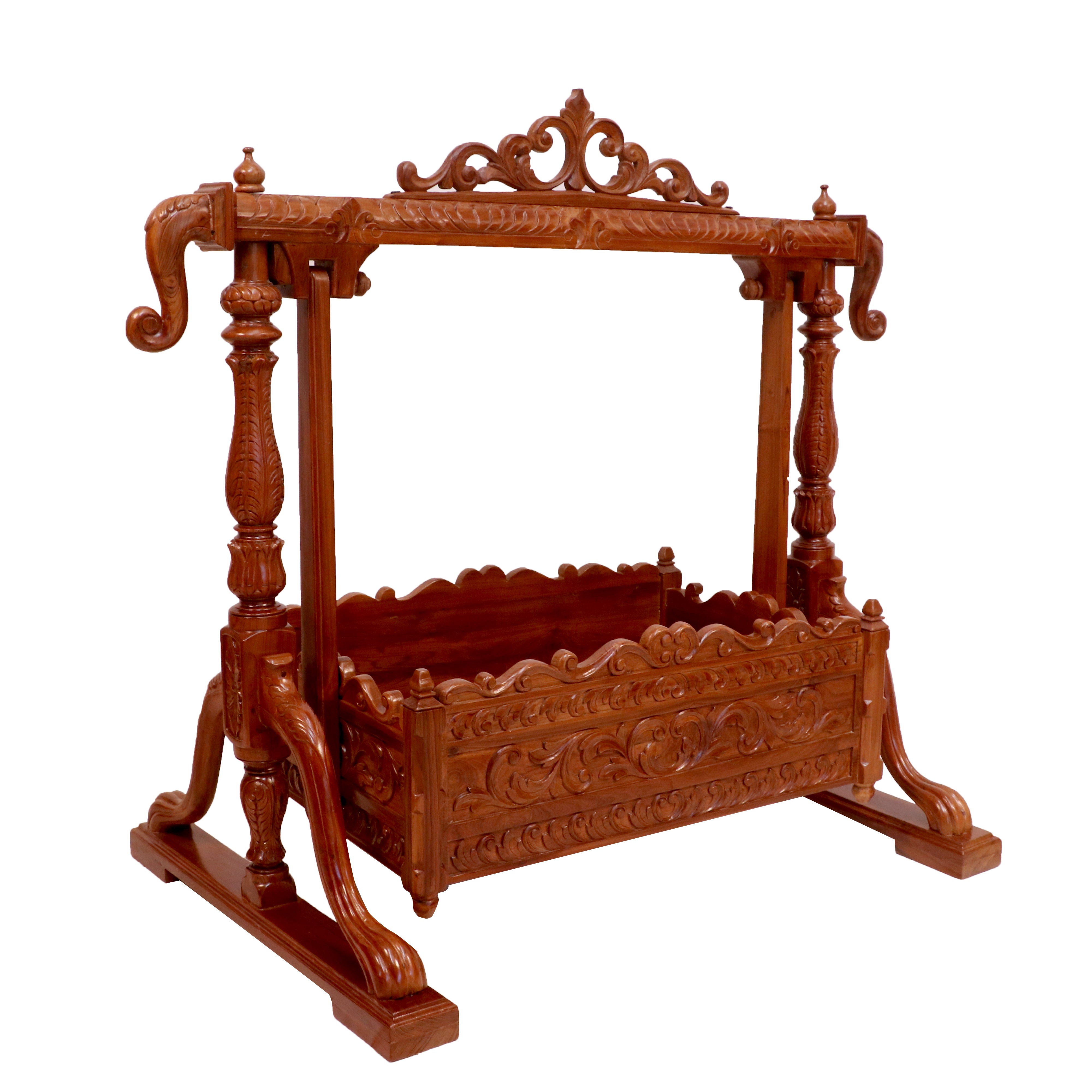 Rajshahi Teak wood Cradle Cradle