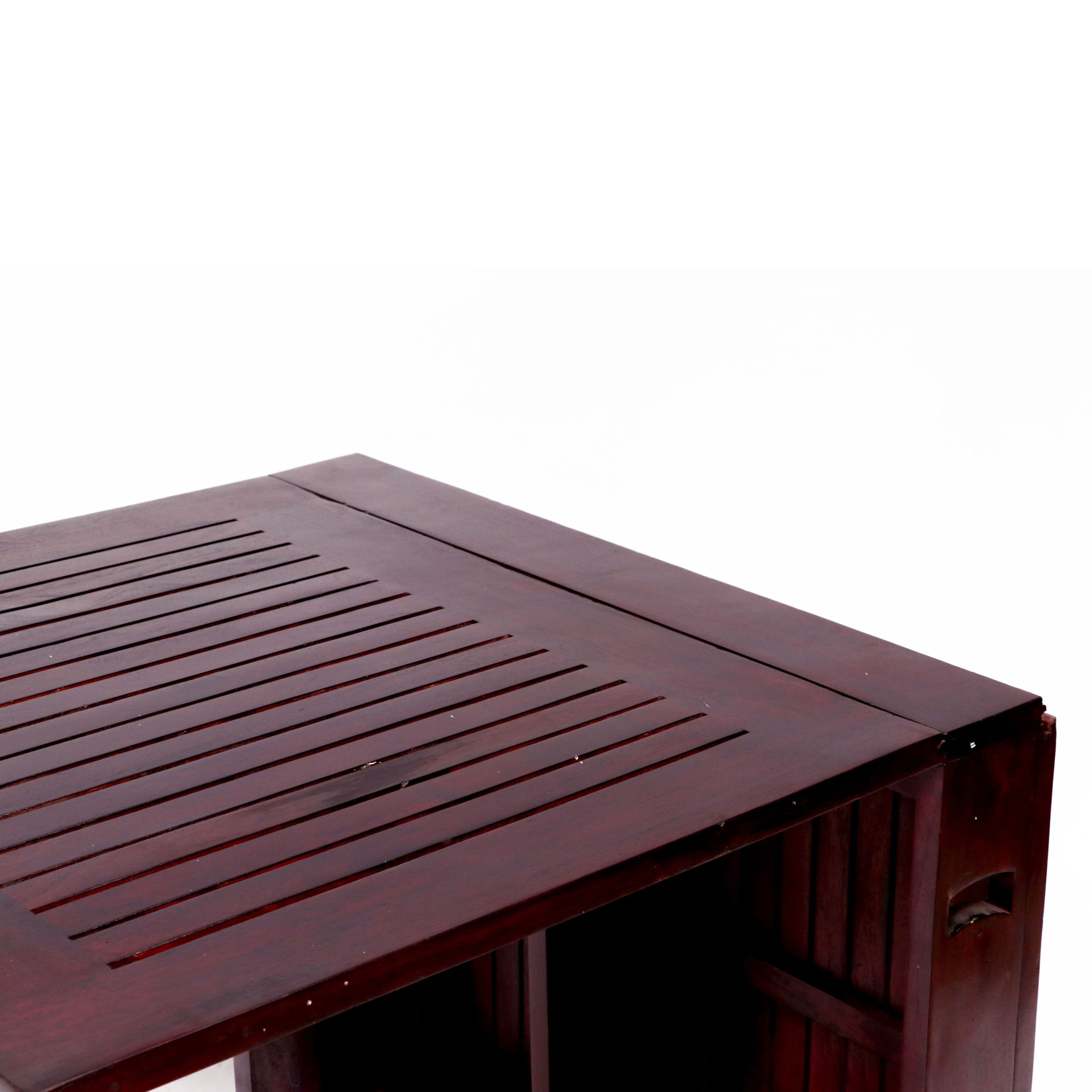 Mahogany 4 Seater Solid wood folding dining table Dining Table