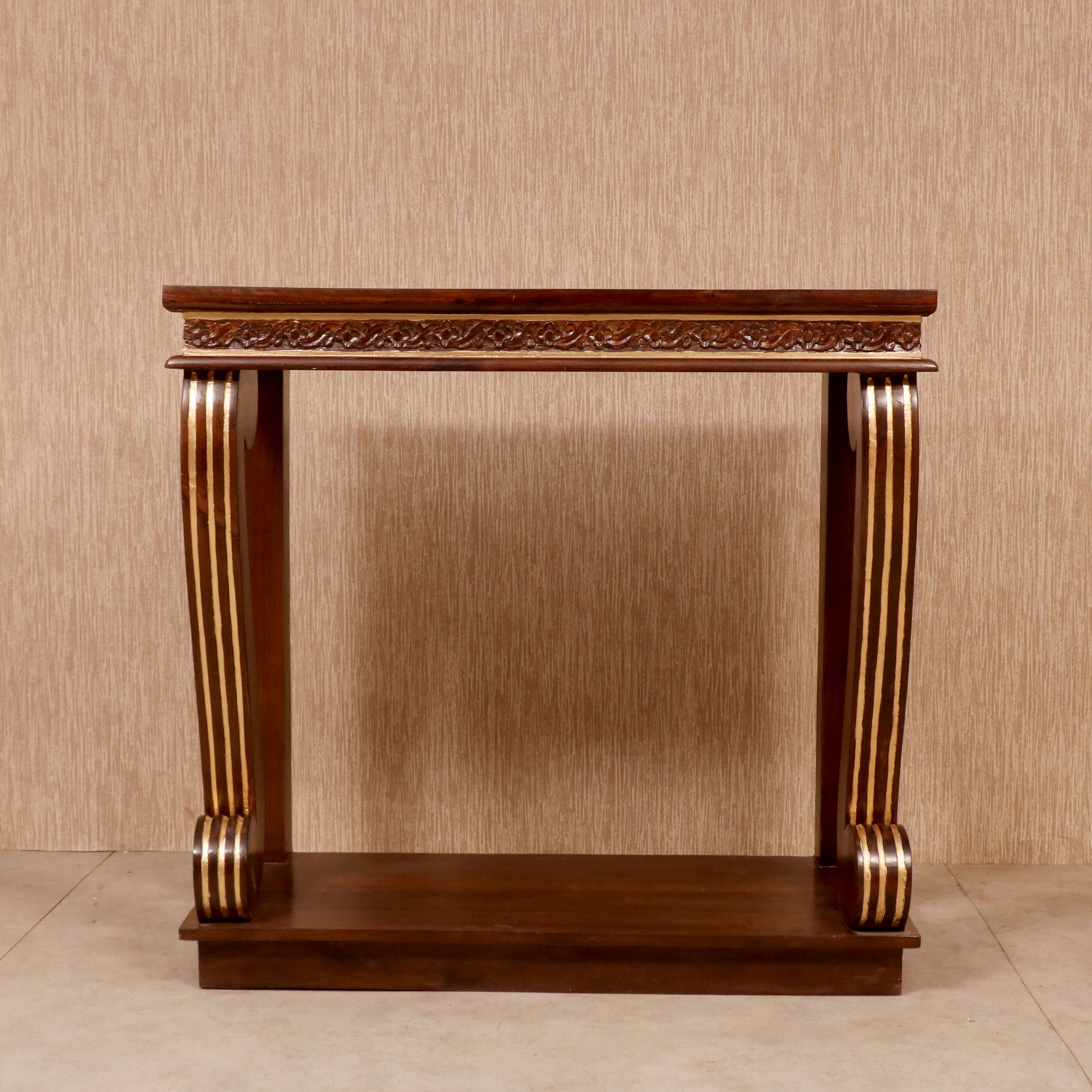 Curved Wooden Console Table Console Table