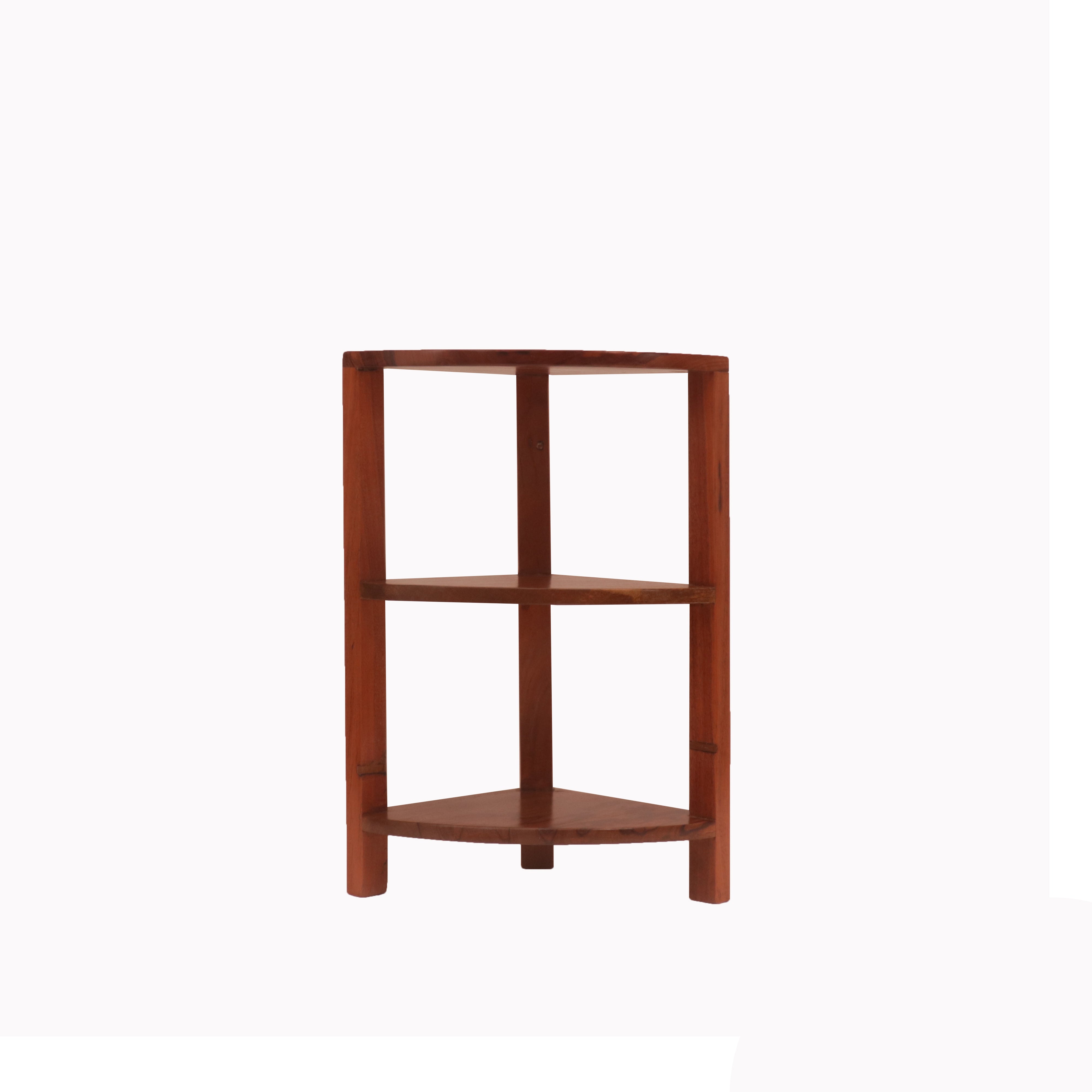 3 Shelf Wood Corner Rack Rack