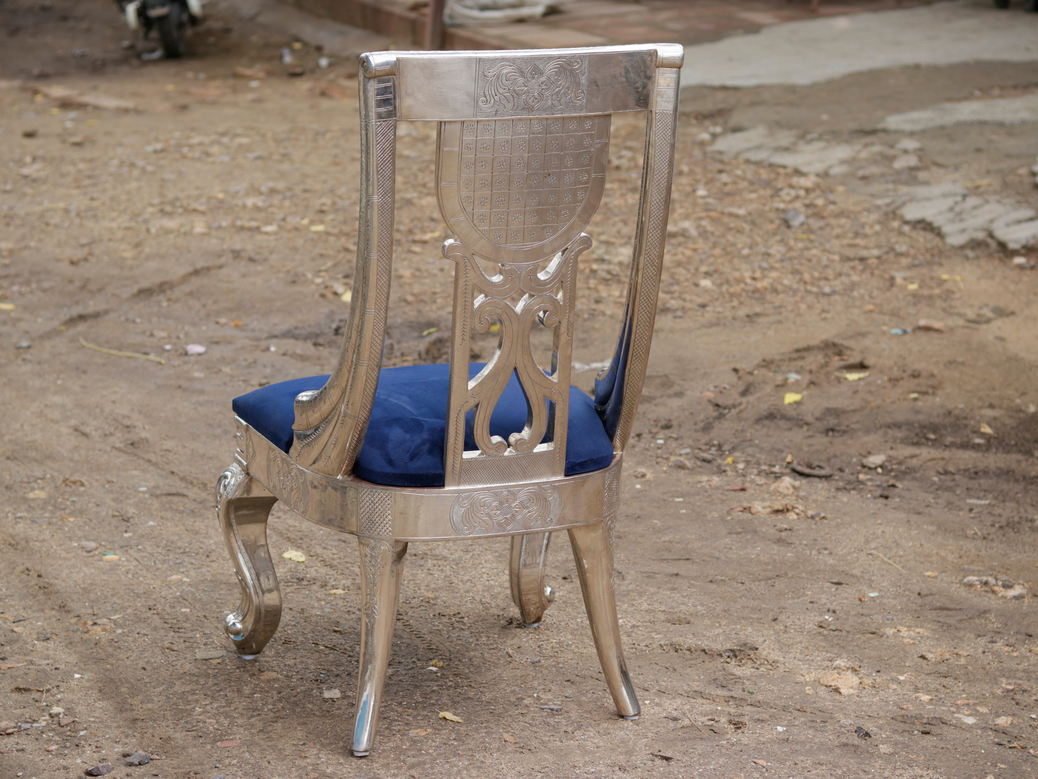 Silver Fitted ROYAL Maharaja Chair silverware