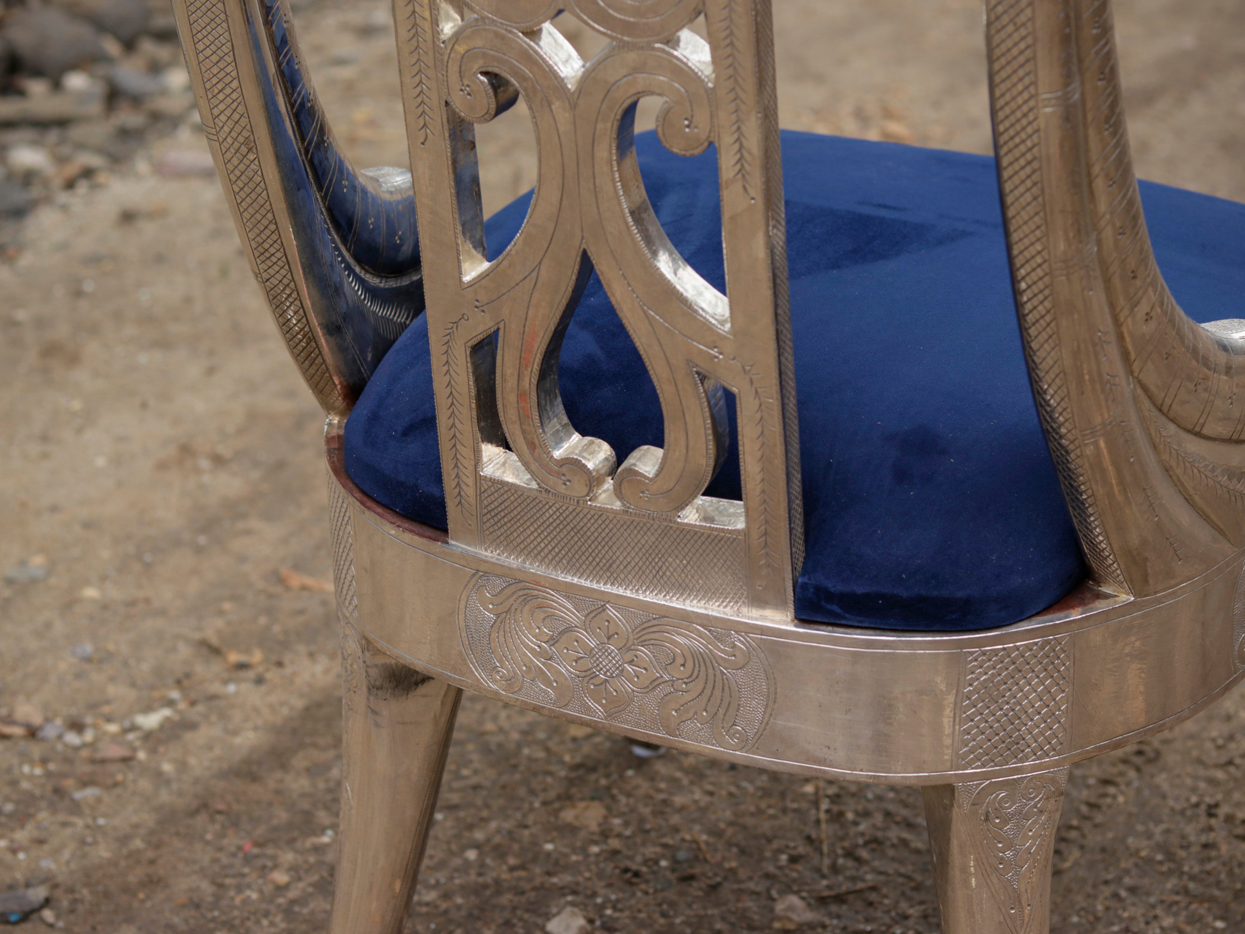Silver Fitted ROYAL Maharaja Chair silverware