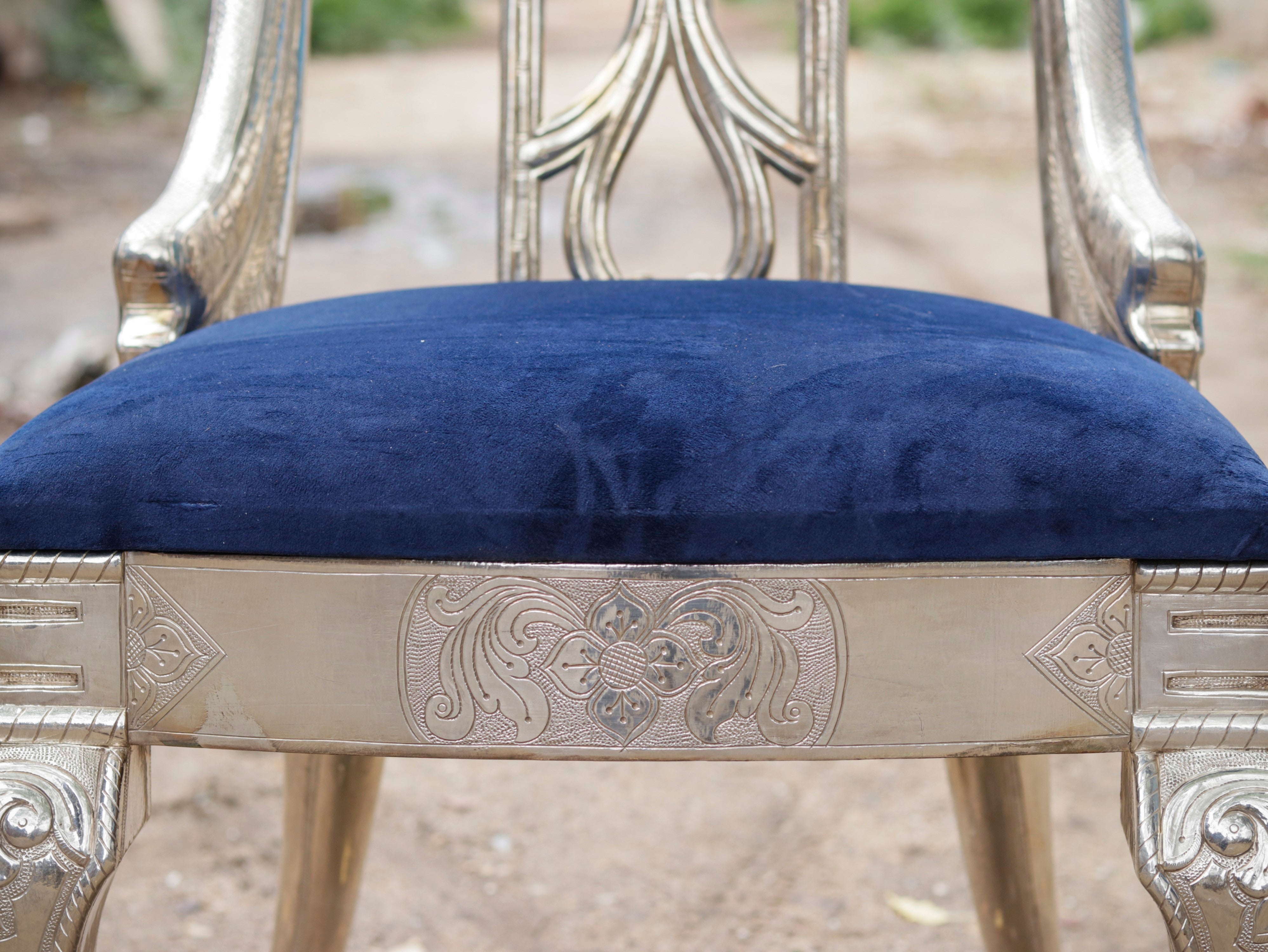 Silver Fitted ROYAL Maharaja Chair silverware