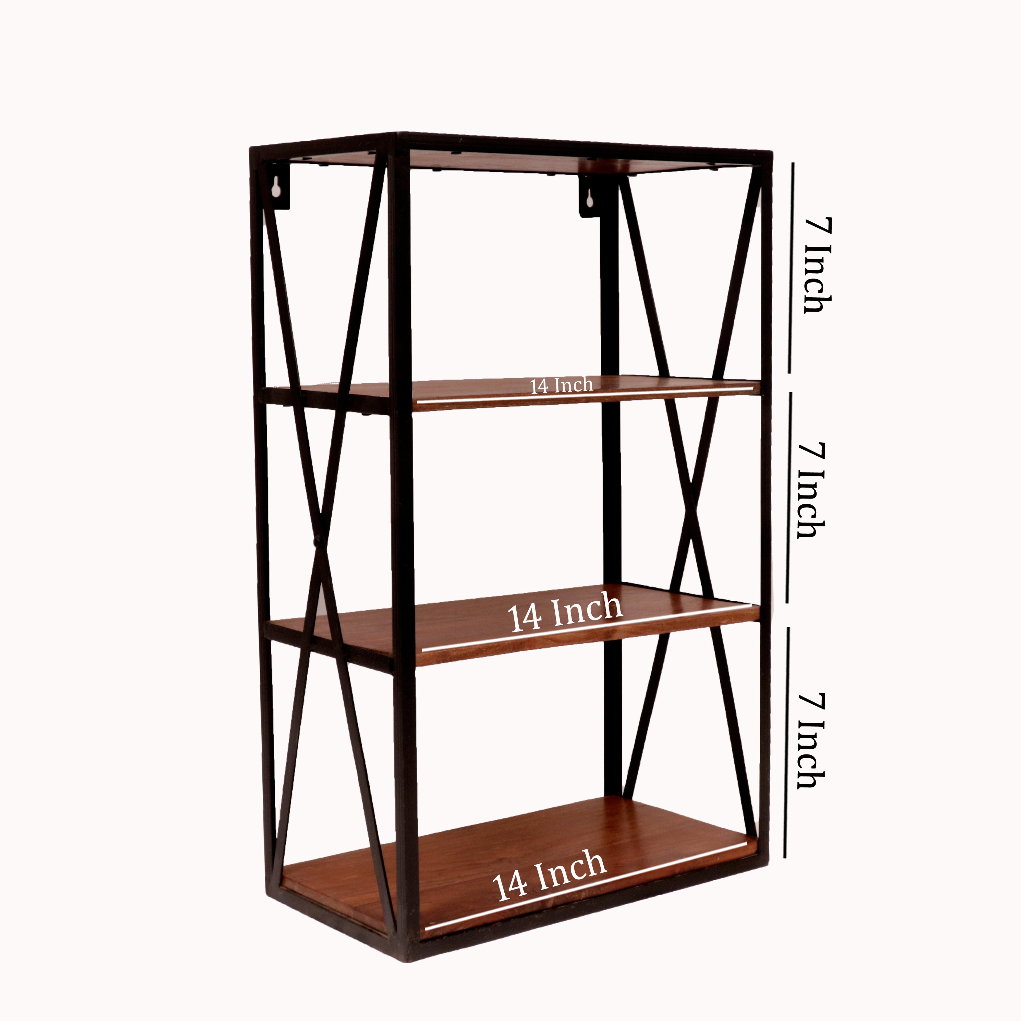 Sturdy Criss Cross Shelf Rack