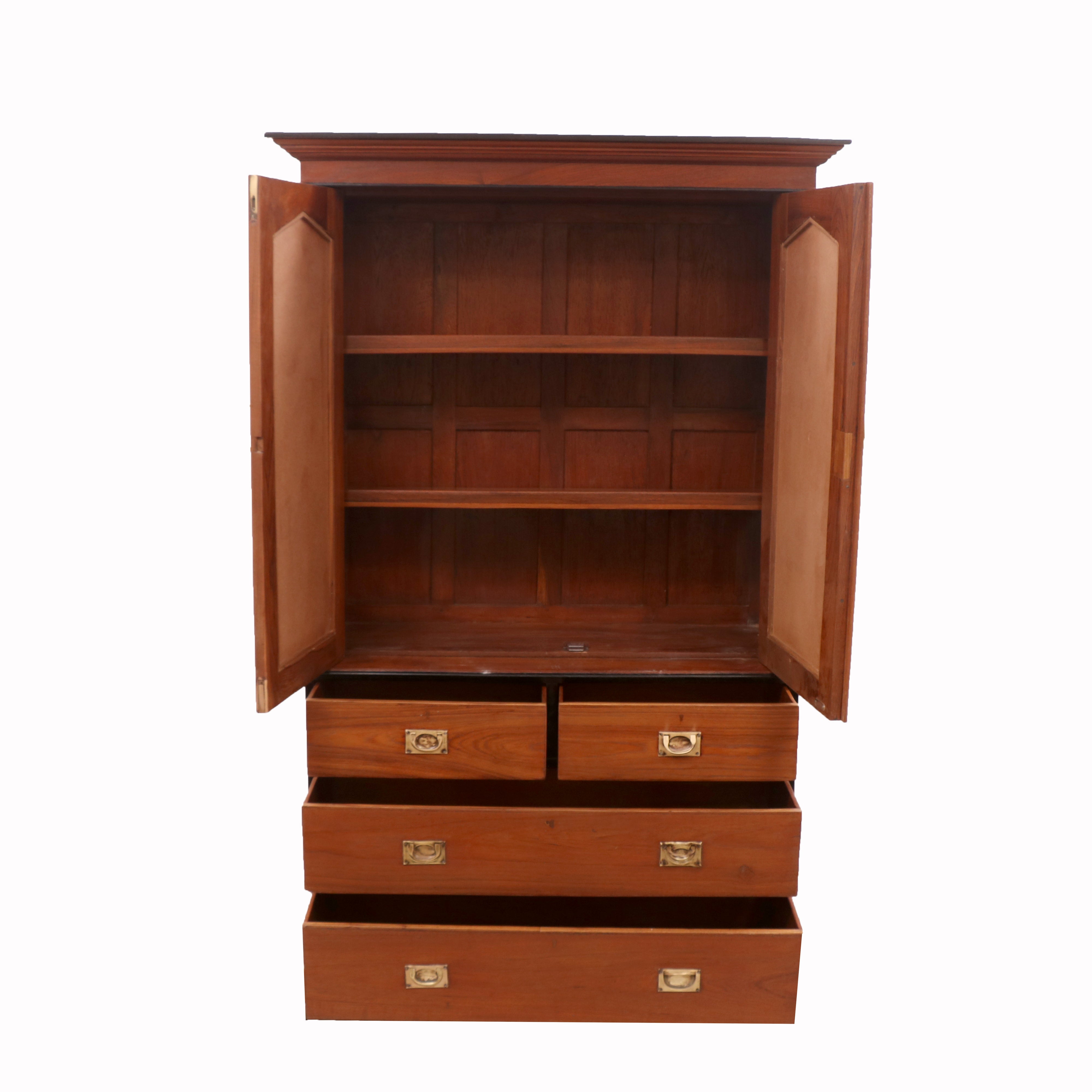 Stylish Dual Toned Almirah Wardrobe
