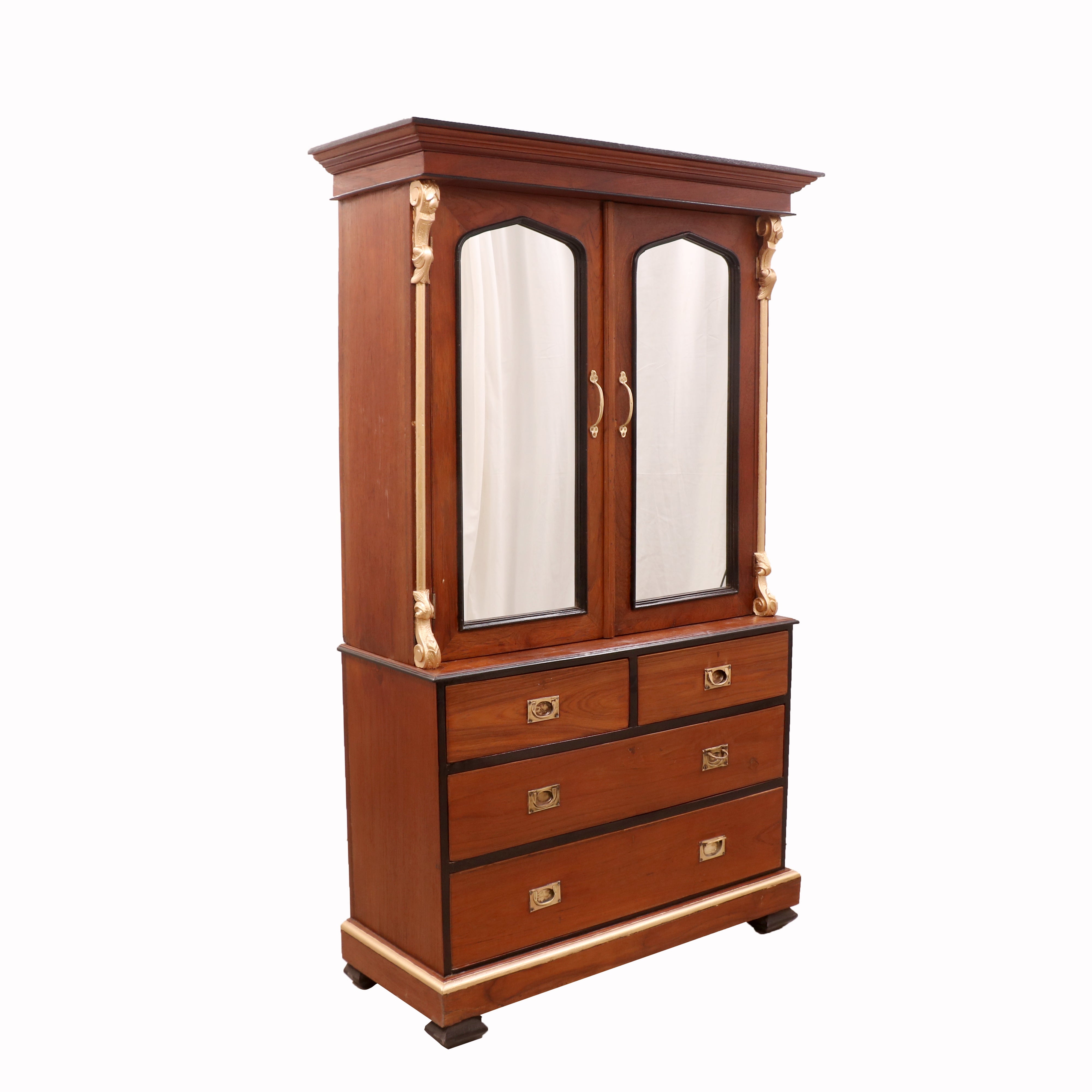 Stylish Dual Toned Almirah Wardrobe