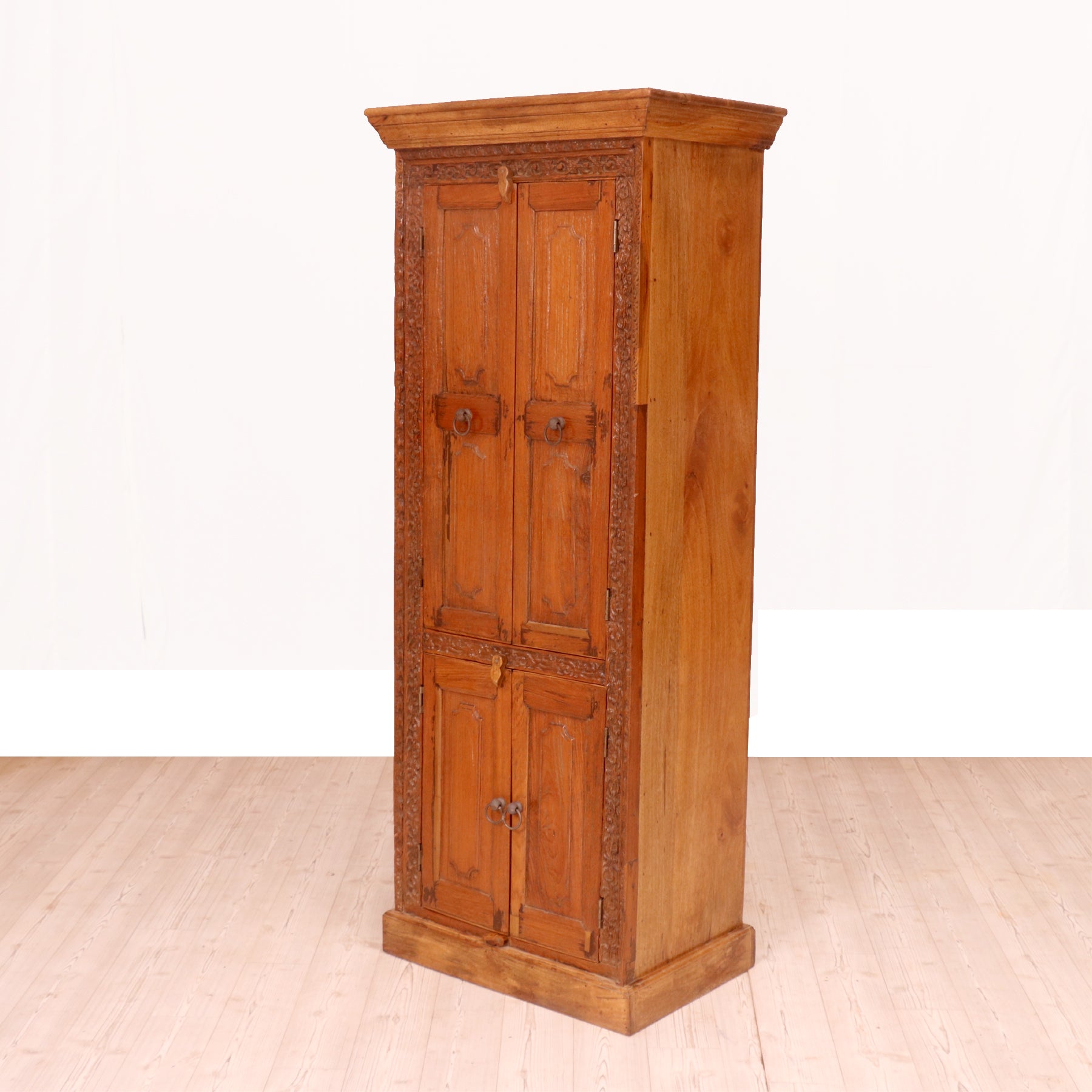 Antiquated Four Door Cupboard Wardrobe