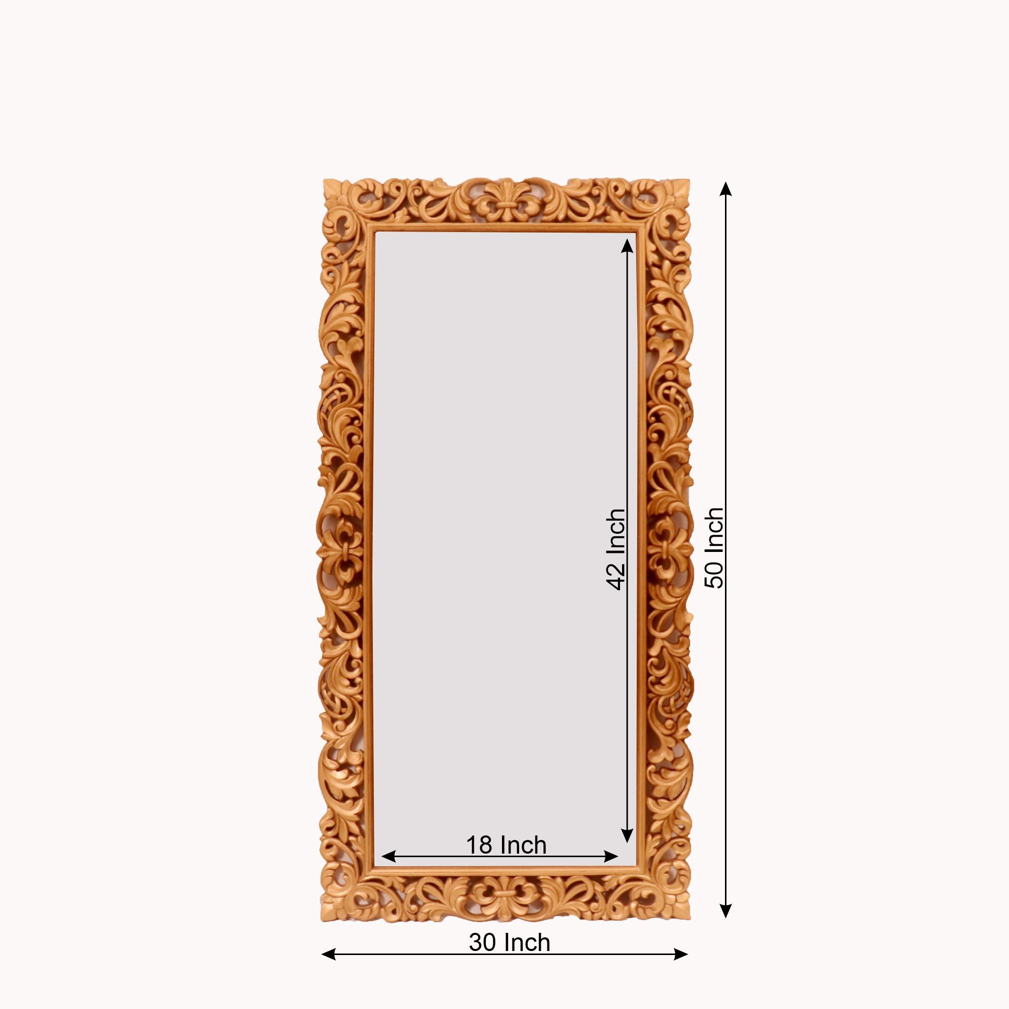 Golden Leaf Mirror Mirror