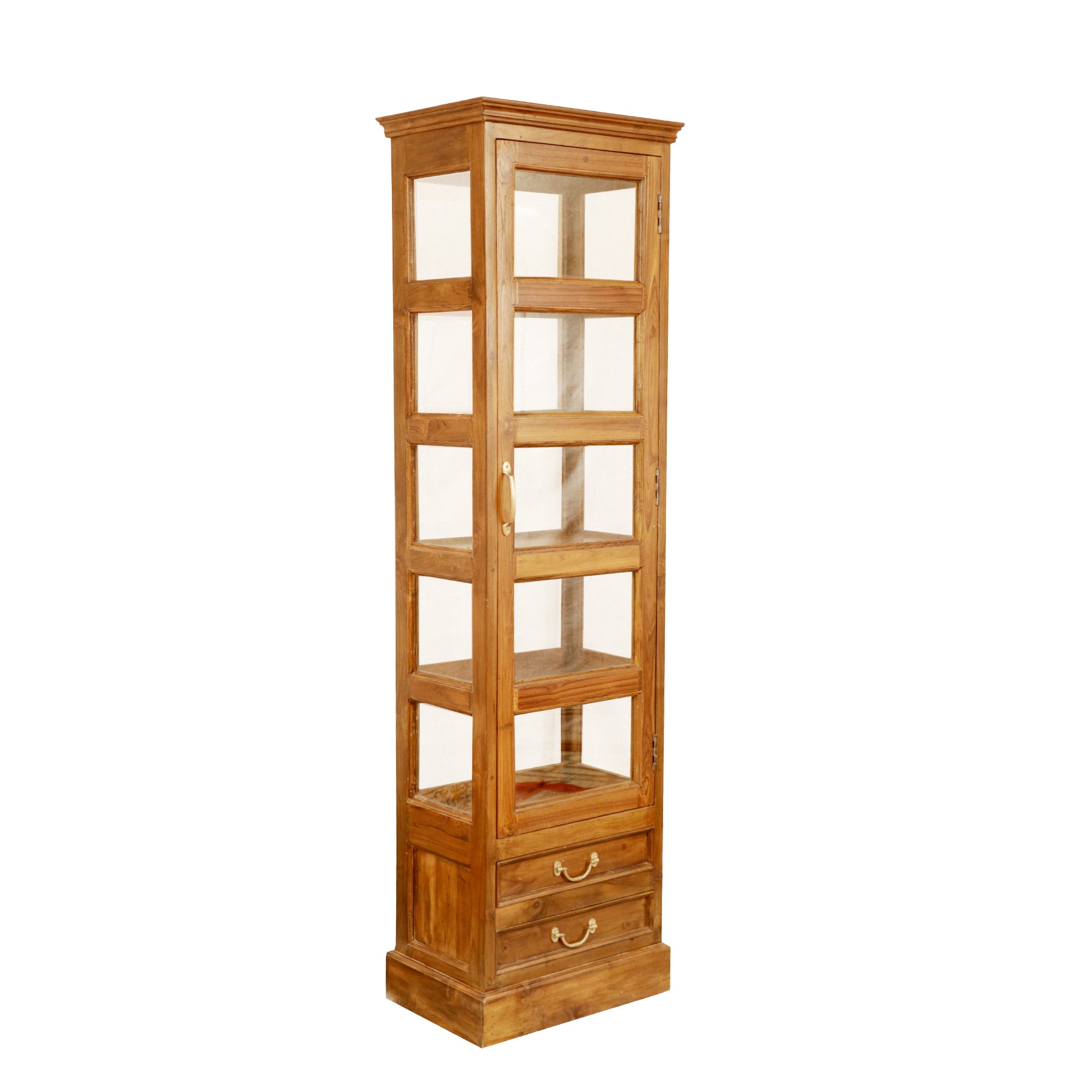 Classic Pedestal Cupboard Showcase