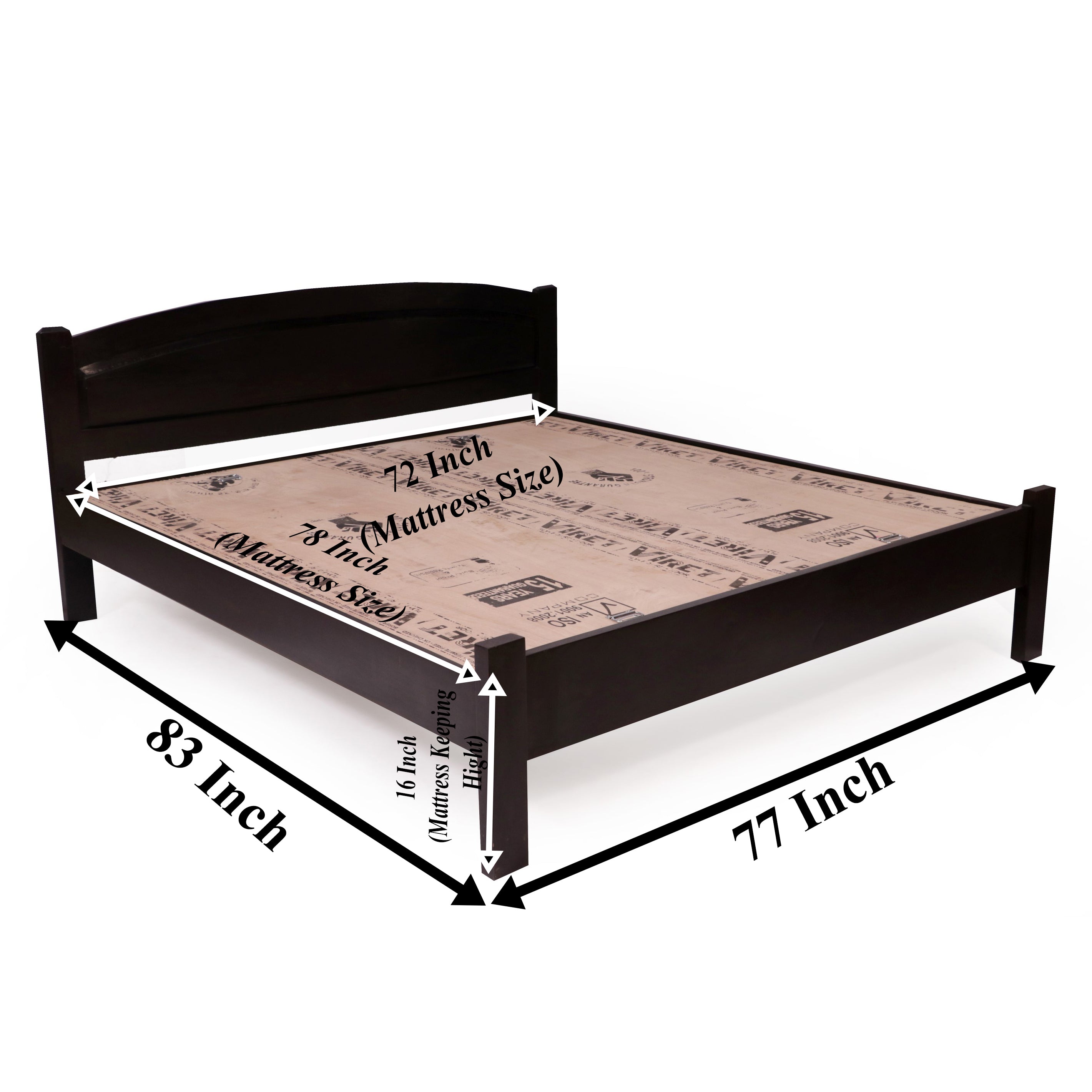 Wooden Arch Head Bed Bed