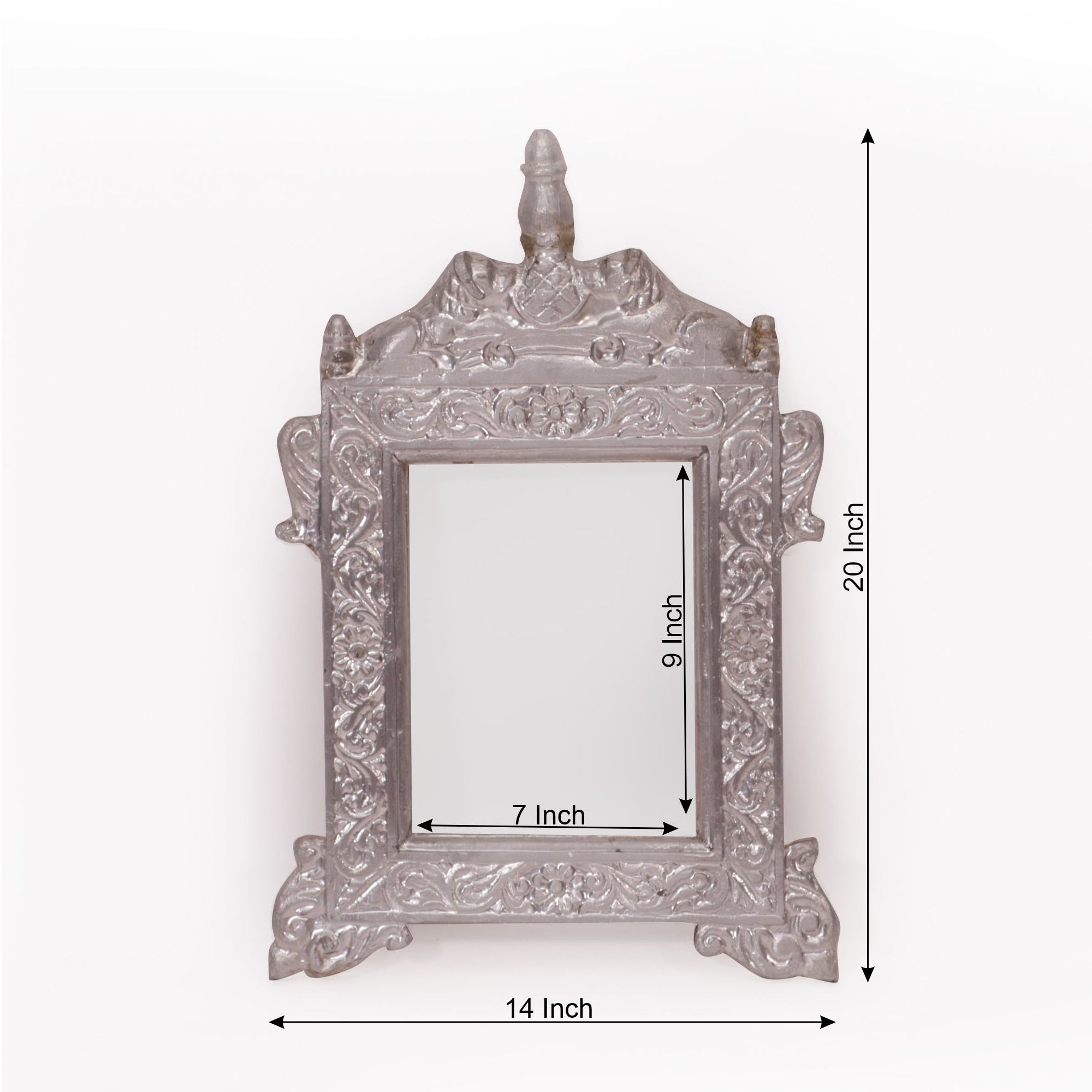 Metallic Fitted Heritage Mirror Mirror