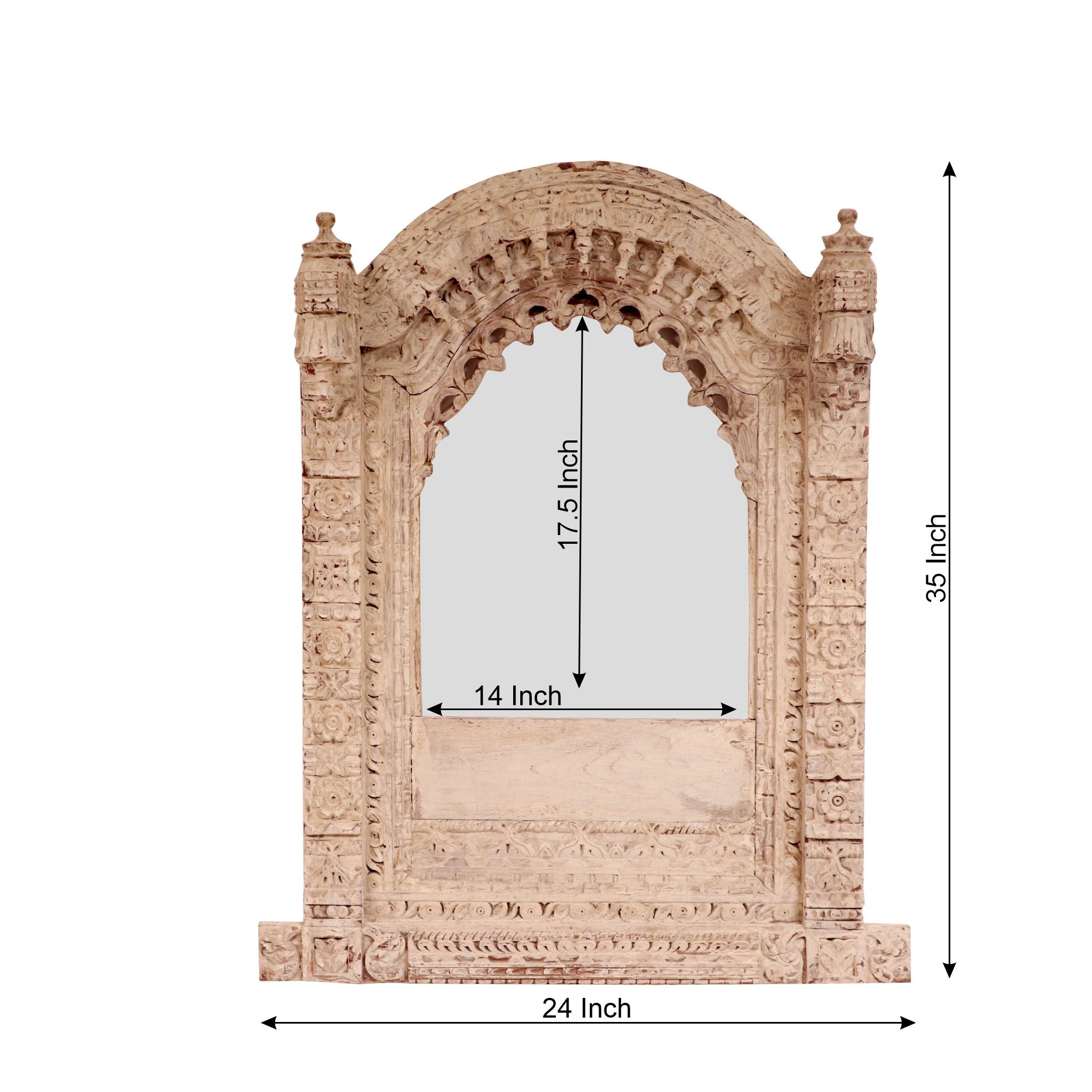 sand fort mermaid solid wood mirror Mirror