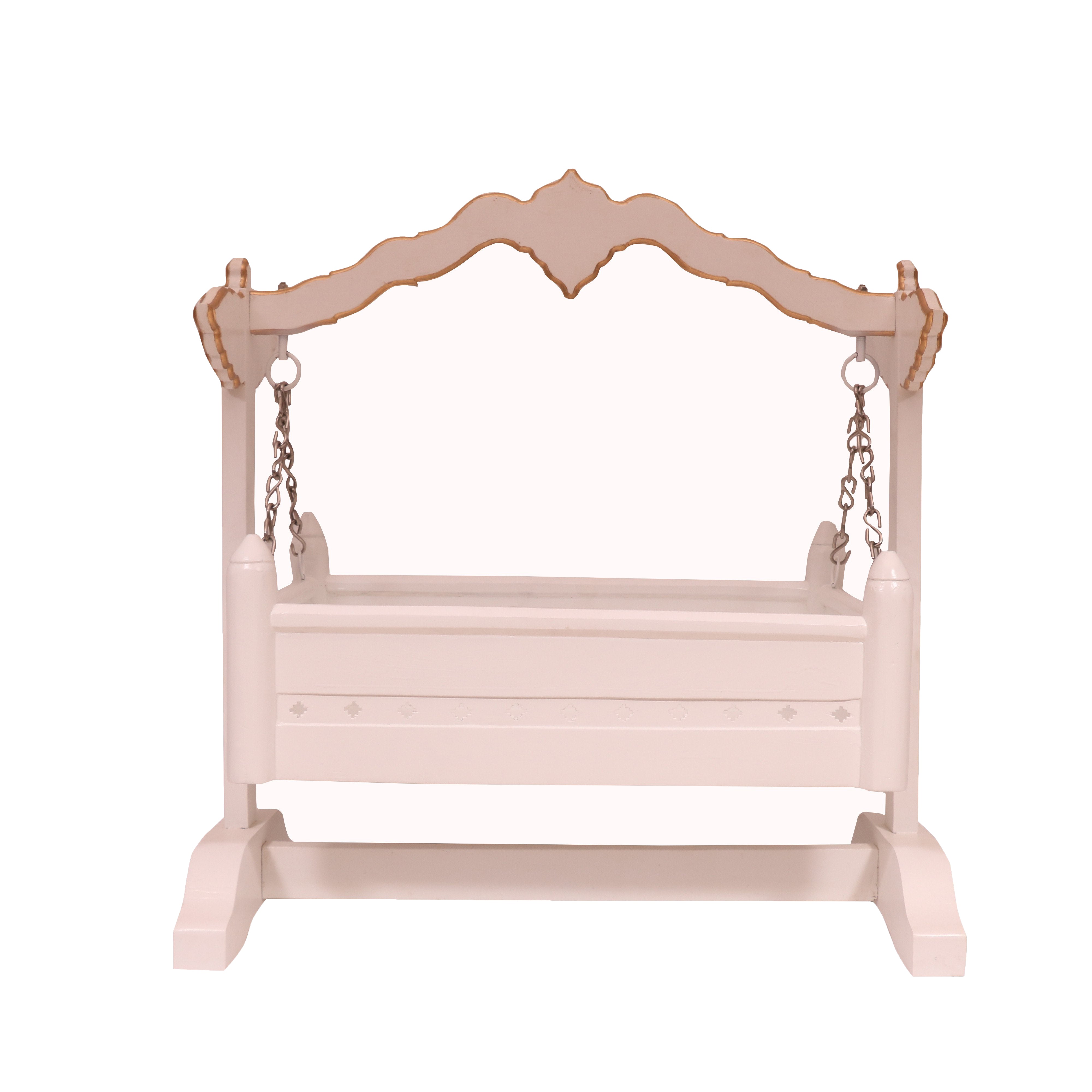 Solid Wood White Palna Cradle Cradle