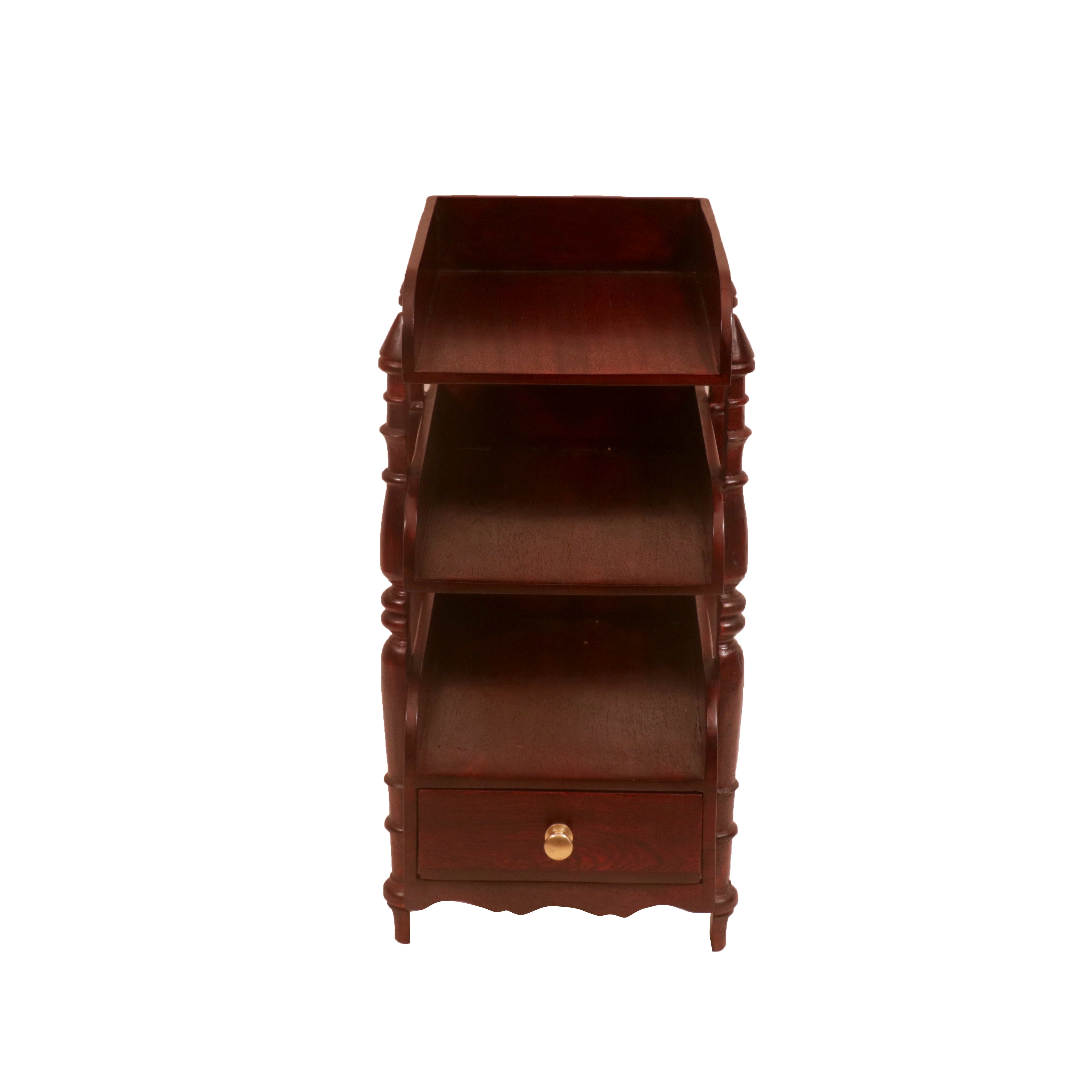 Carved Tray Rack Rack