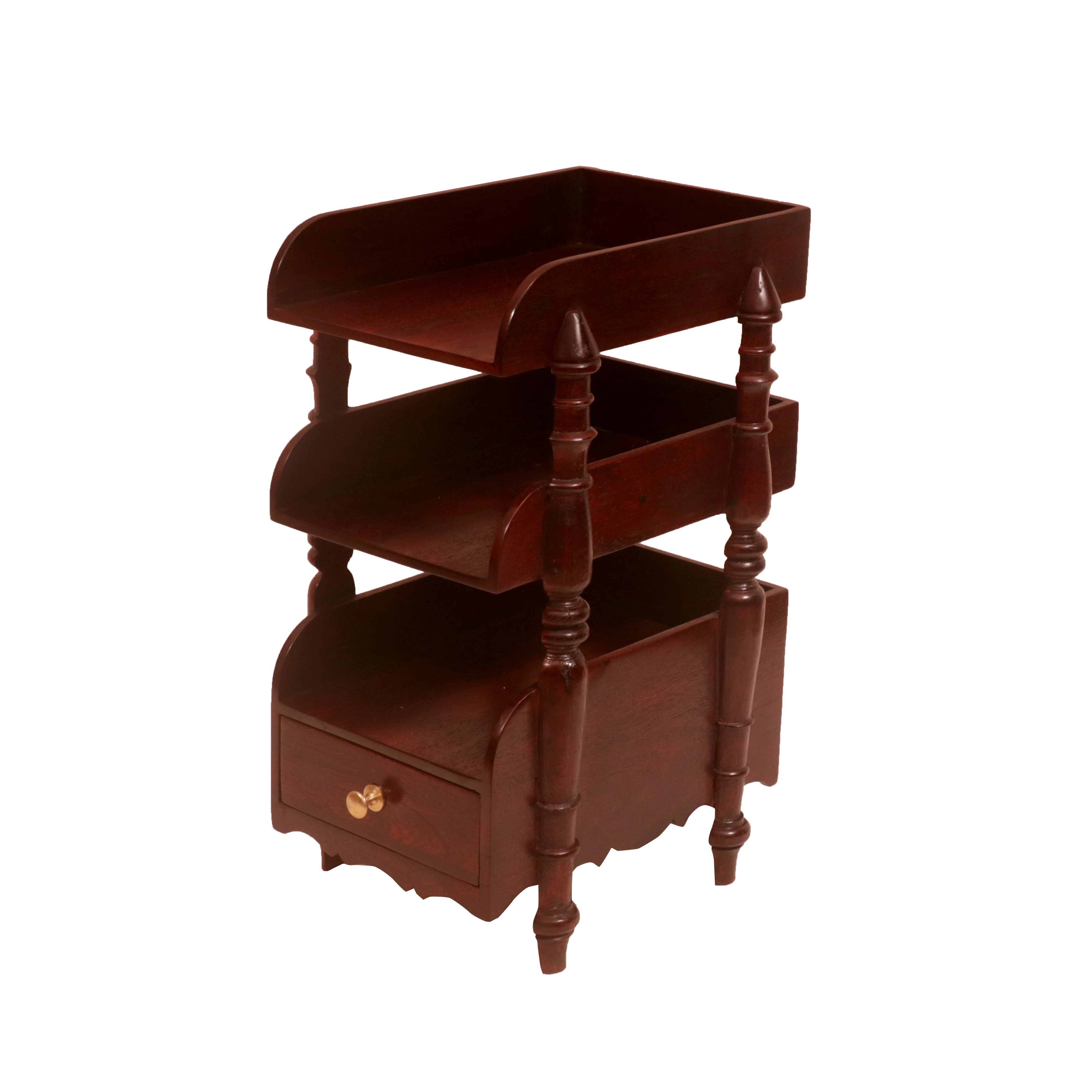 Carved Tray Rack Rack