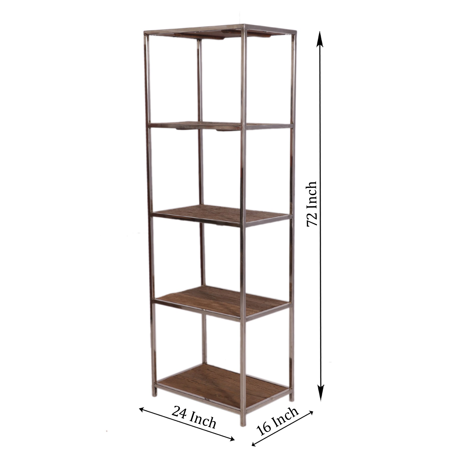Sleek Metallic Rack Rack