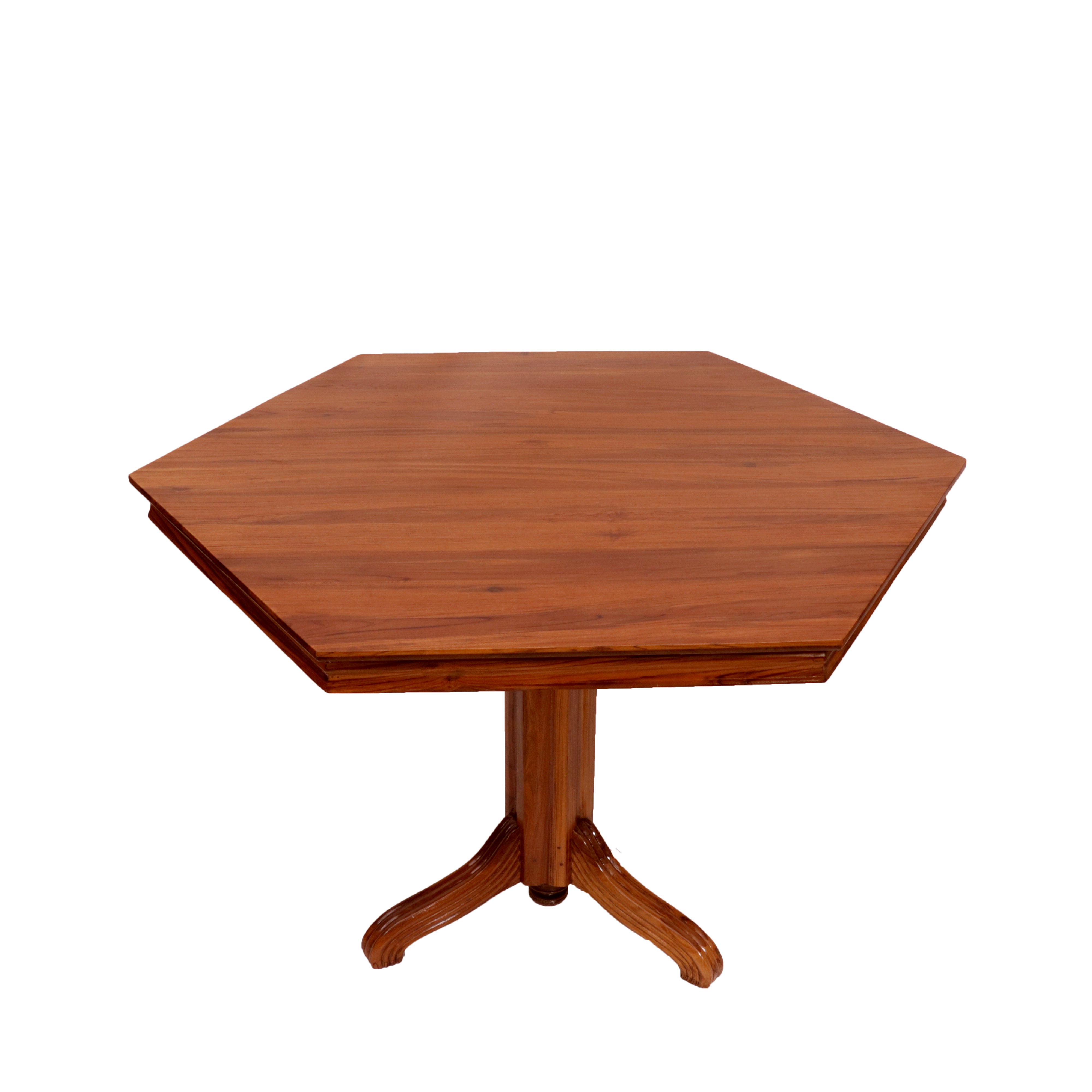 Hexagonal Teak Wood Dining Table Dining Table