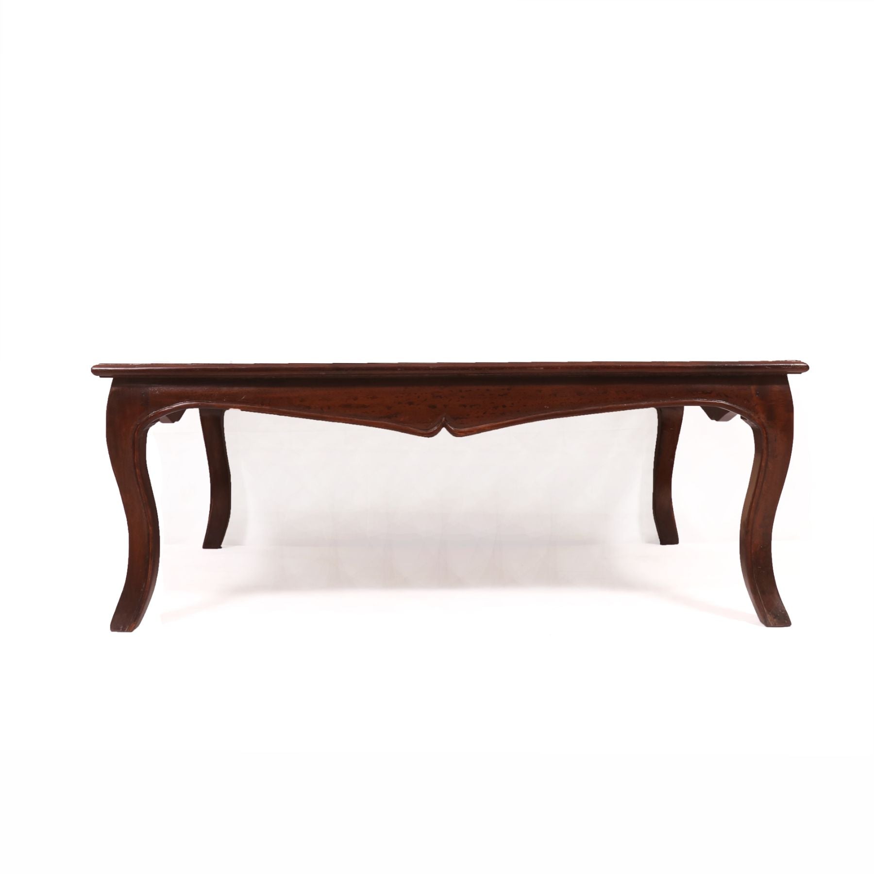 Solid Wood Dark Brown Coffee Cum Center Table Coffee Table