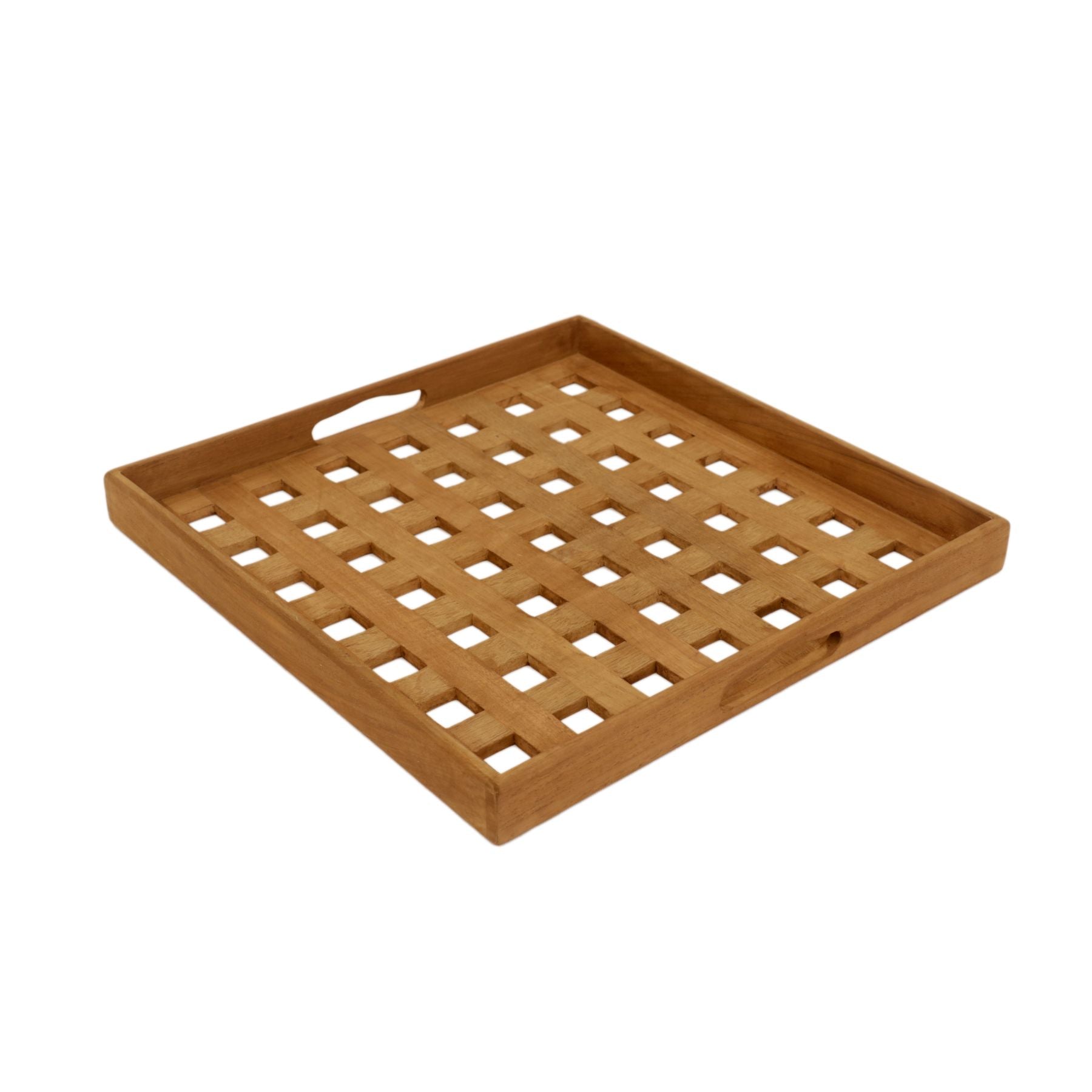 Square Wood Tray Set Tray