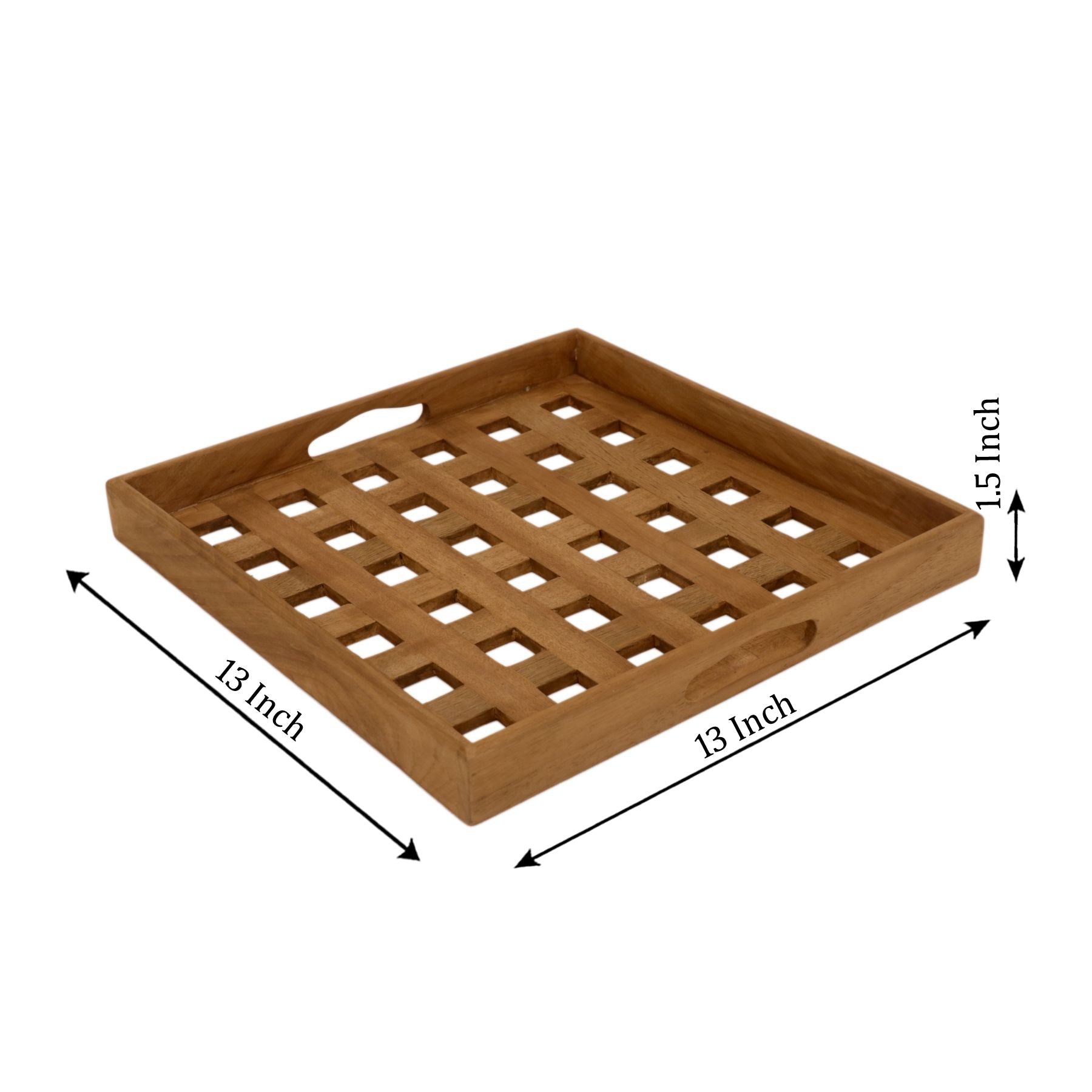 Square Wood Tray Set Tray