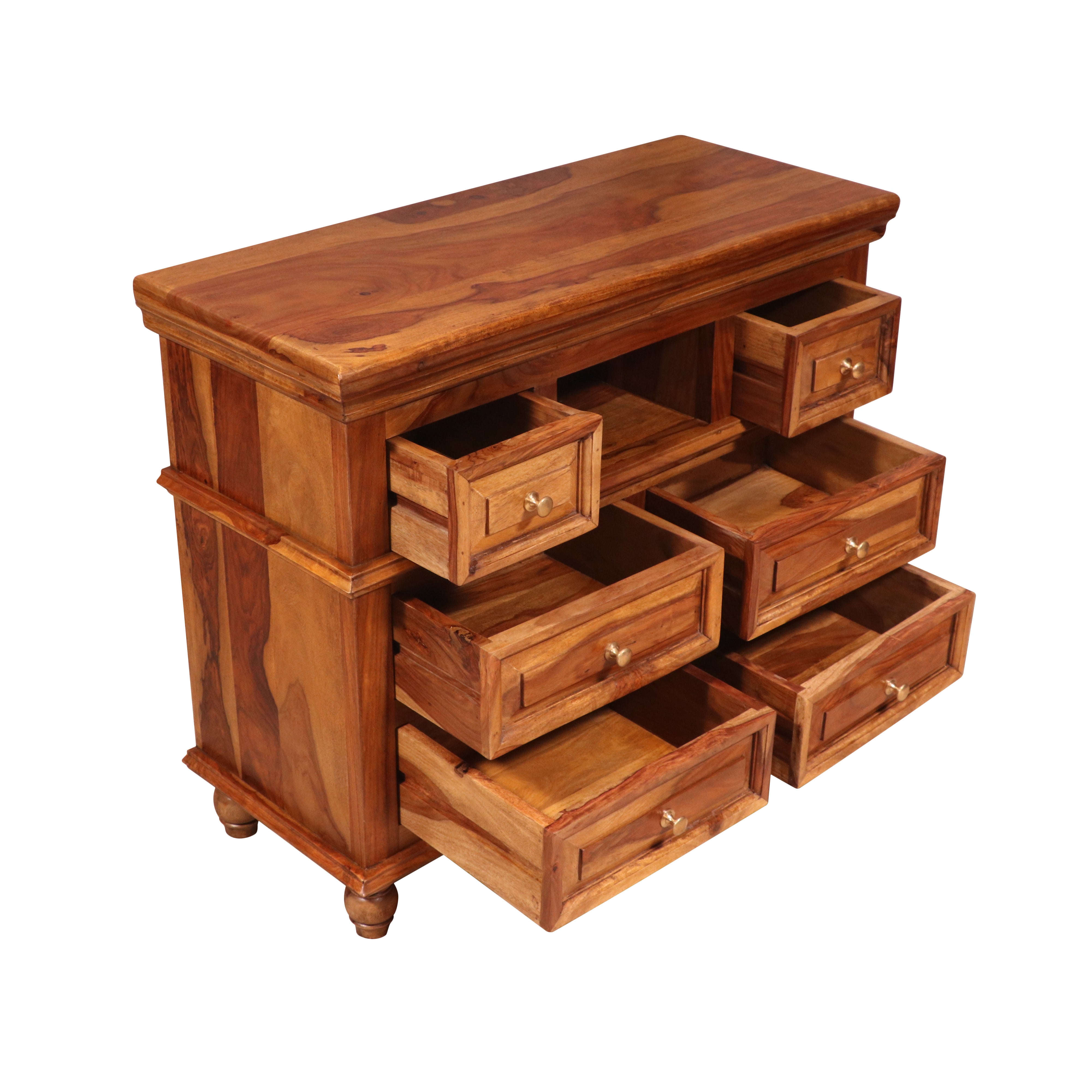 Compact Sheesham wood 2+ 4 Drawer's Chest Drawer's Chest