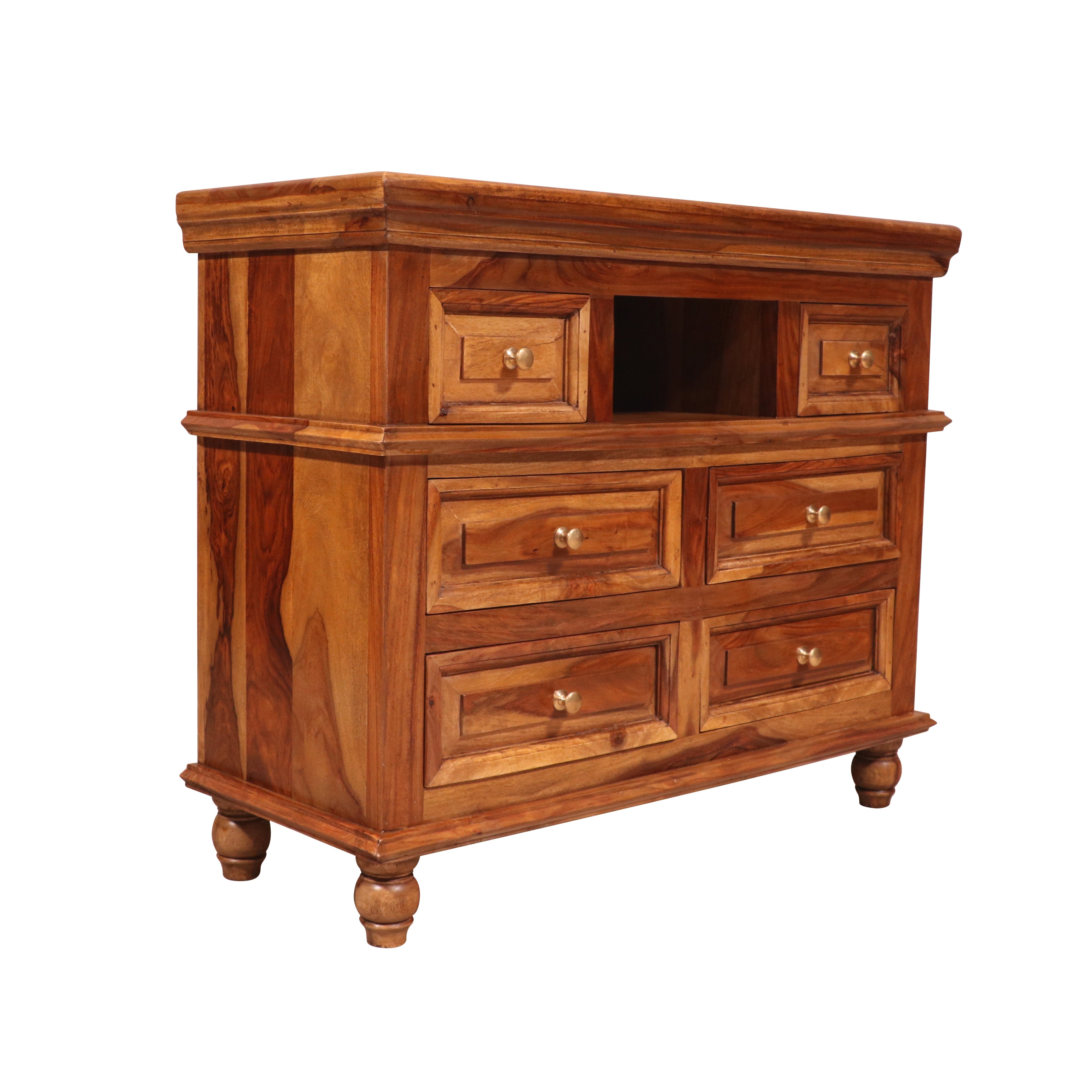 Compact Sheesham wood 2+ 4 Drawer's Chest Drawer's Chest