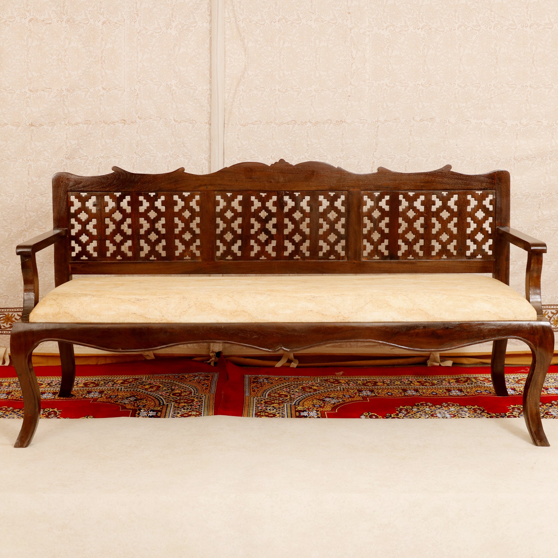 Classic carved romes 3 seater sofa Sofa