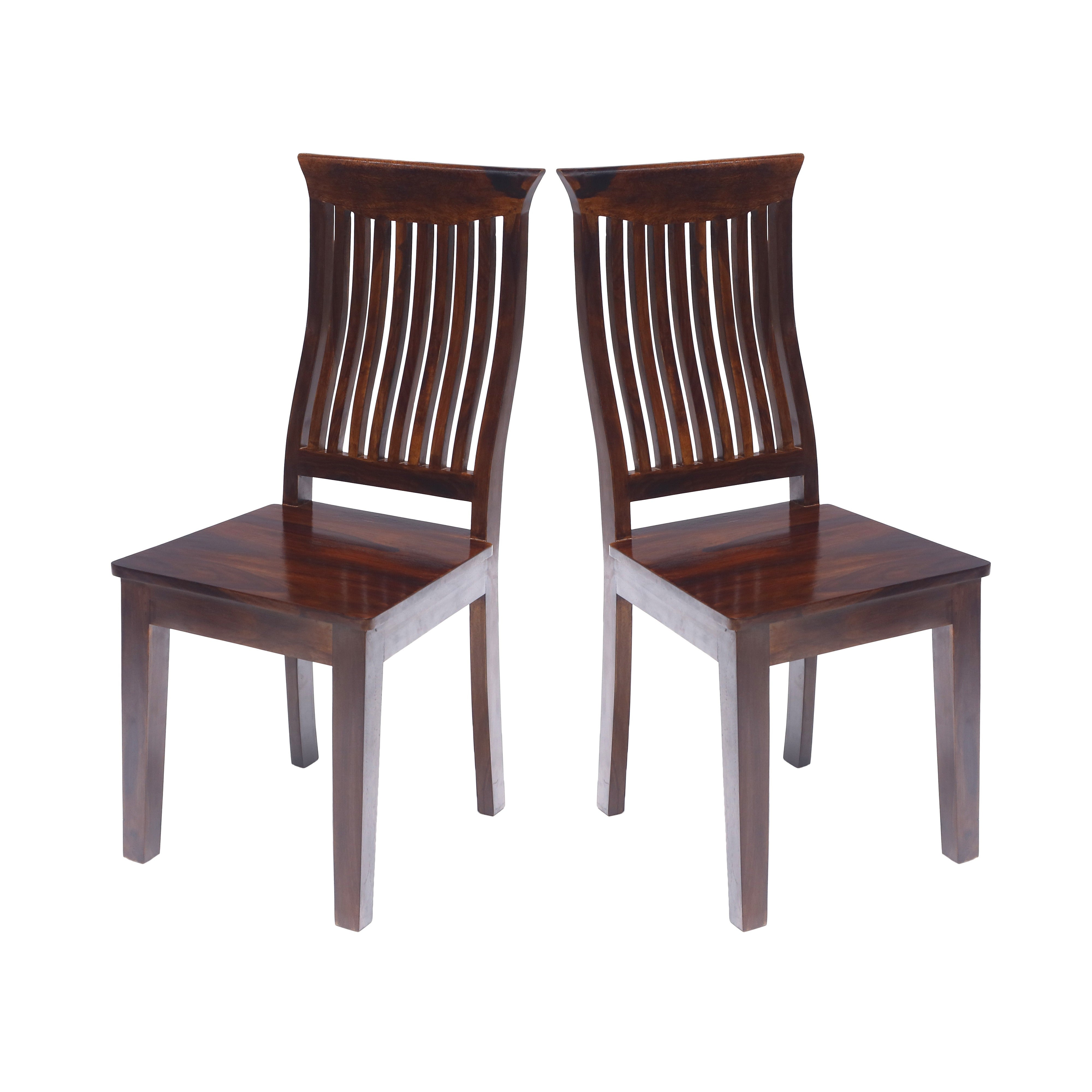 (Set of 2) Classic Wave Style Chair Dining Chair