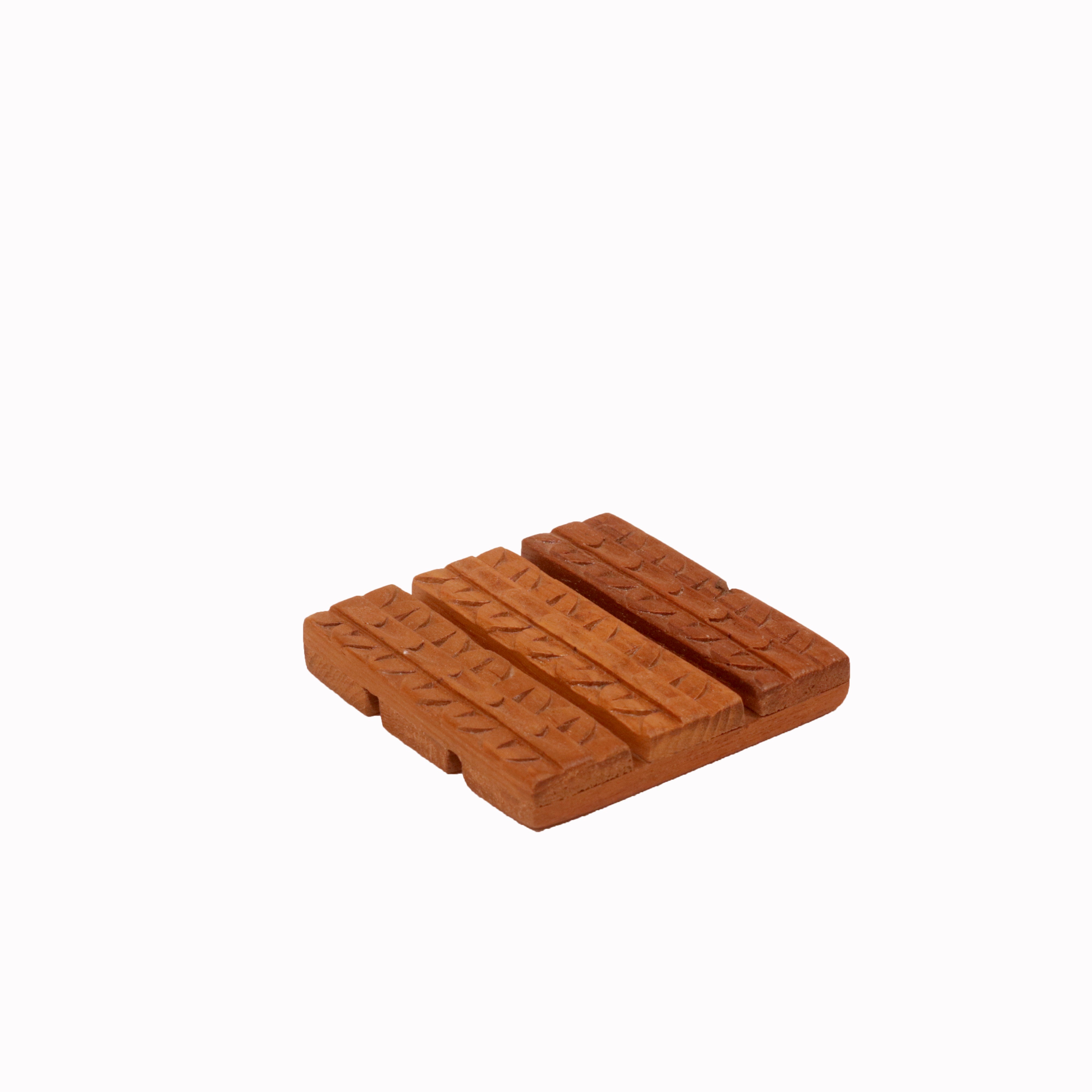 (Set of 5) Rustic Tea Coaster Set Coaster