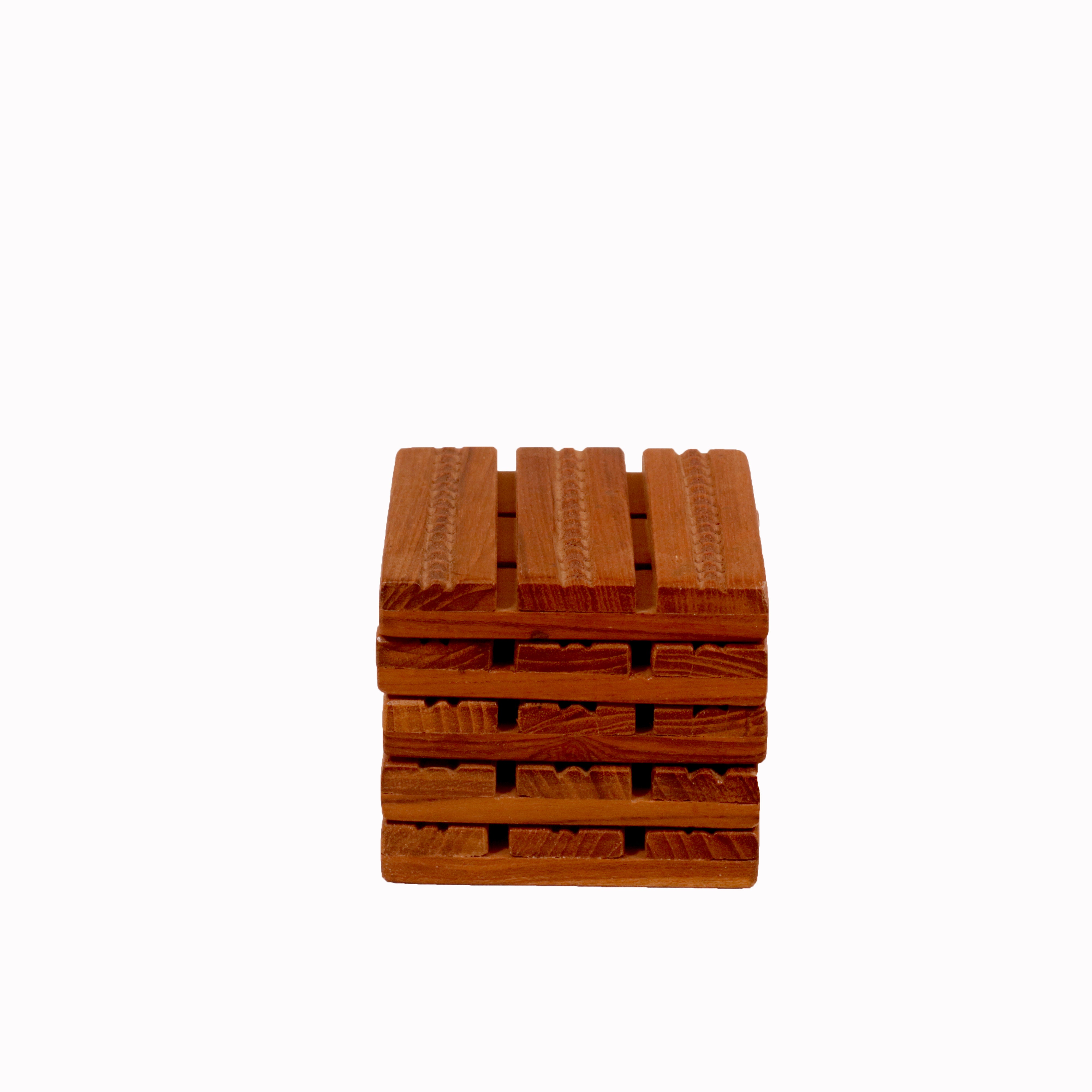 (Set of 5) Ridge Pattern Tea Coasters Coaster