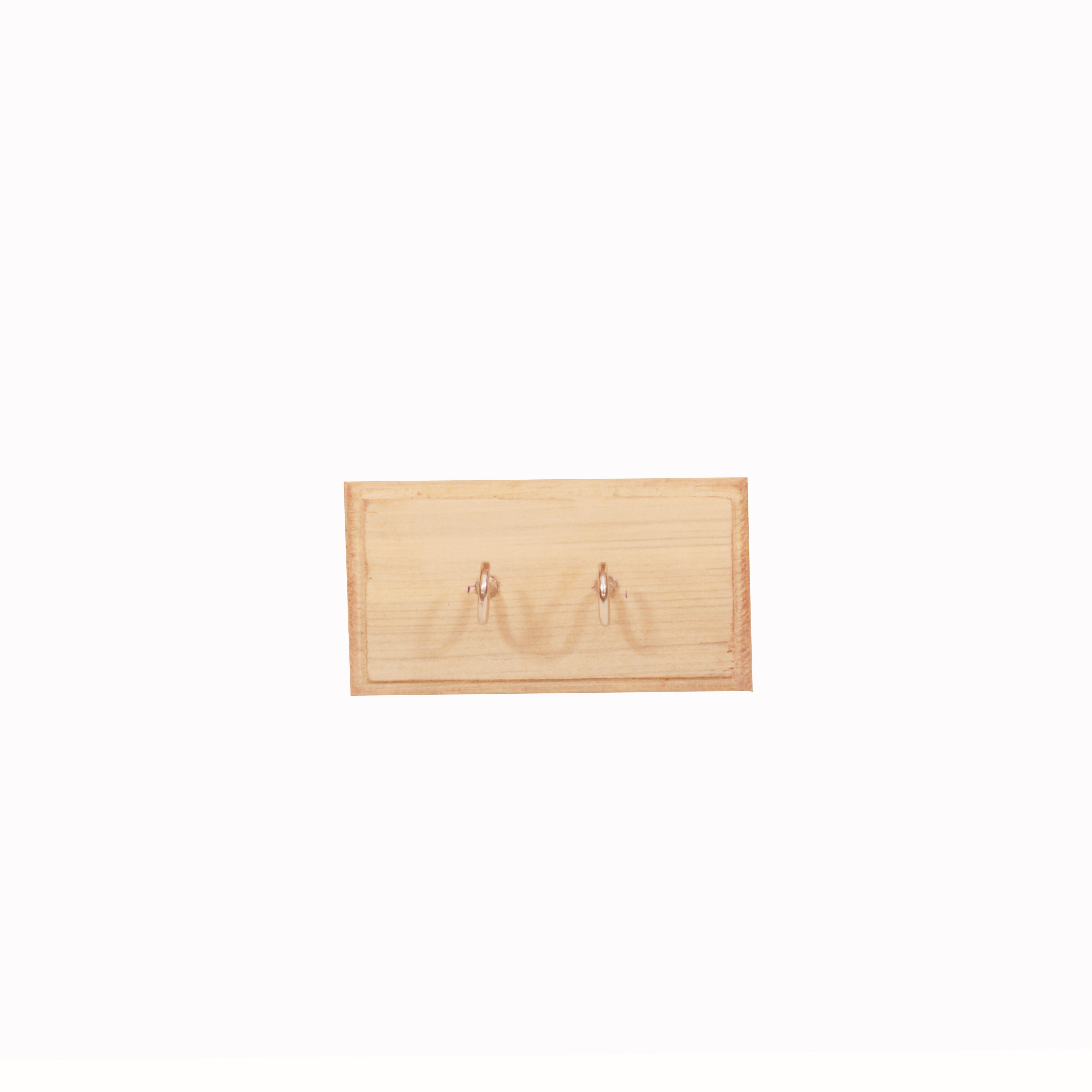 Pine wood 2 Key Hook Hanging Hook