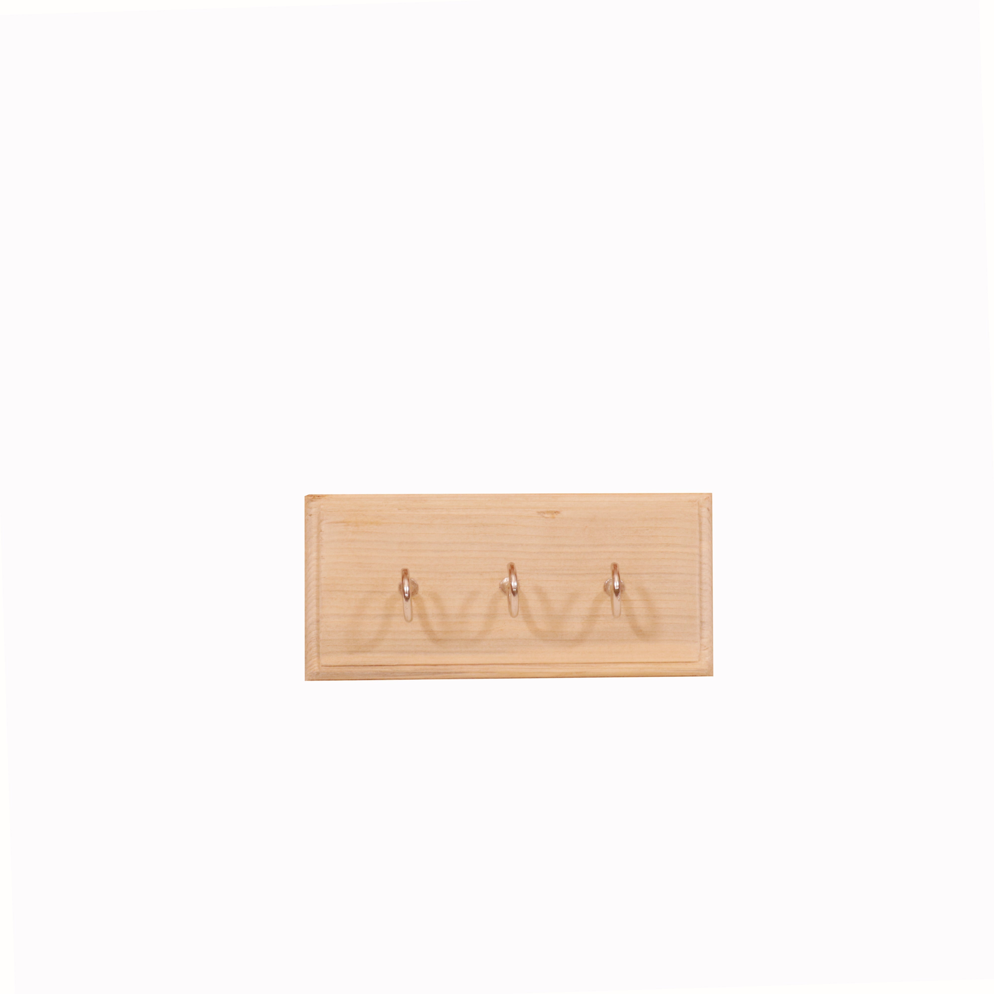 Pine wood 3 Key Hook Hanging Hook