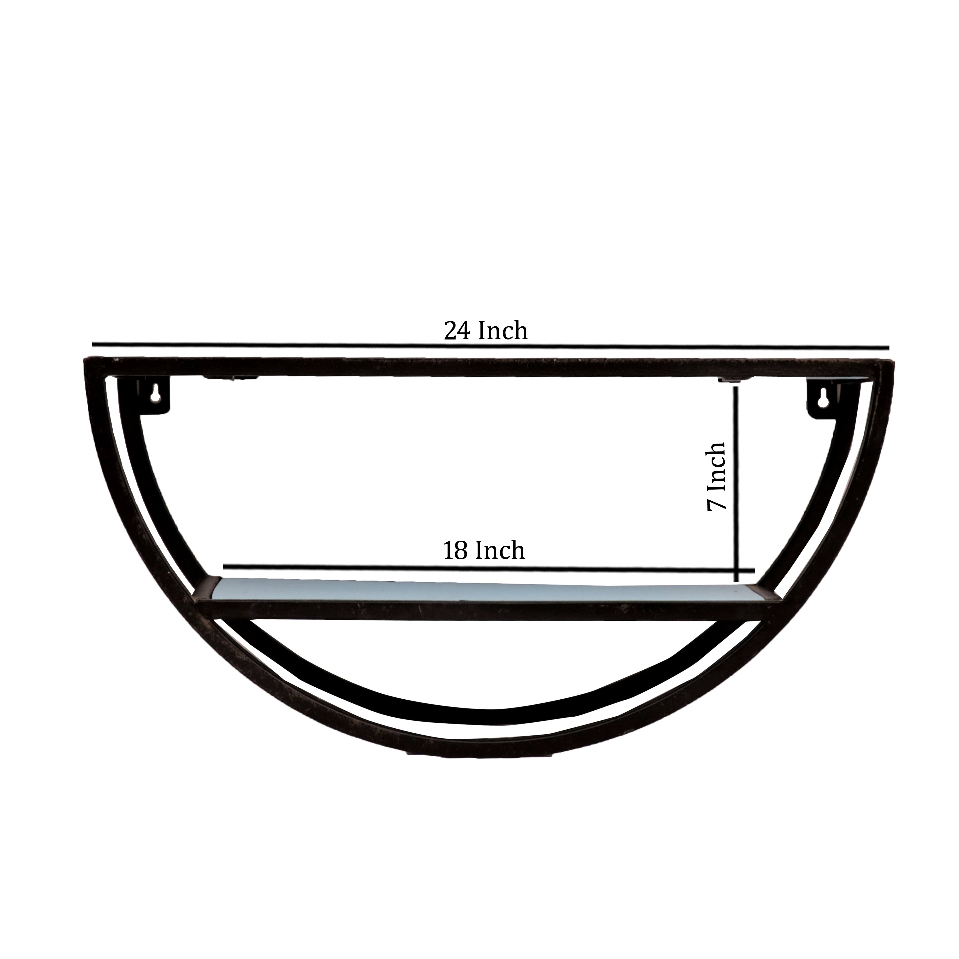 Semi Circle Delightful Shelf Rack