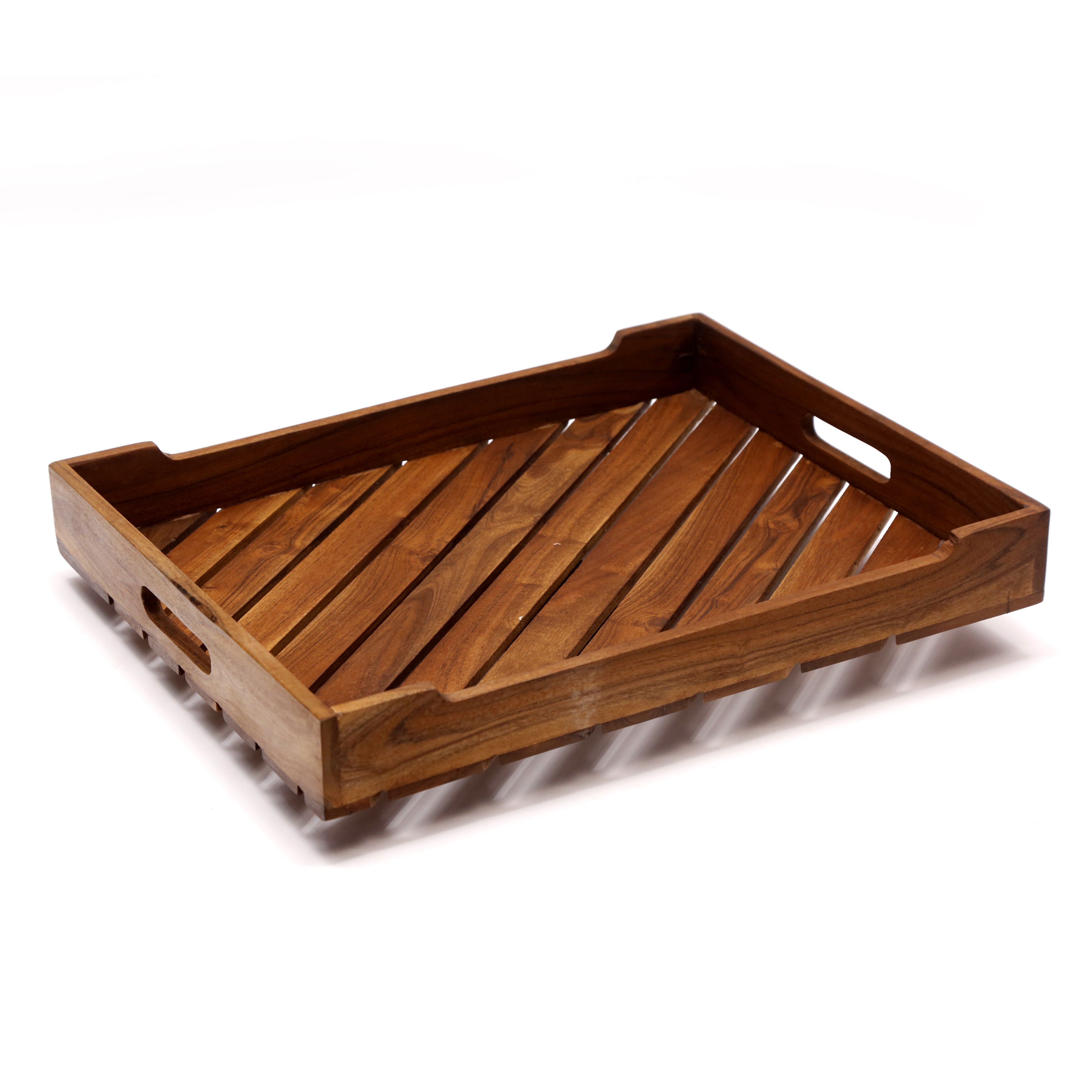 Contemporary Wooden Tray Set Tray
