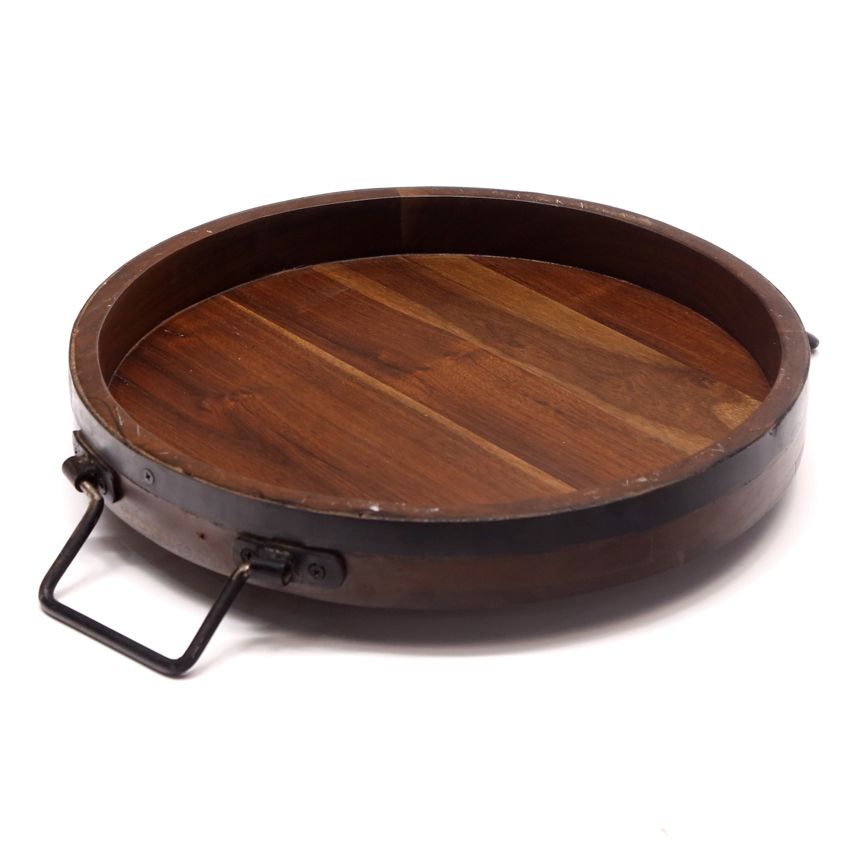 Vintage Handle Wooden Tray Tray