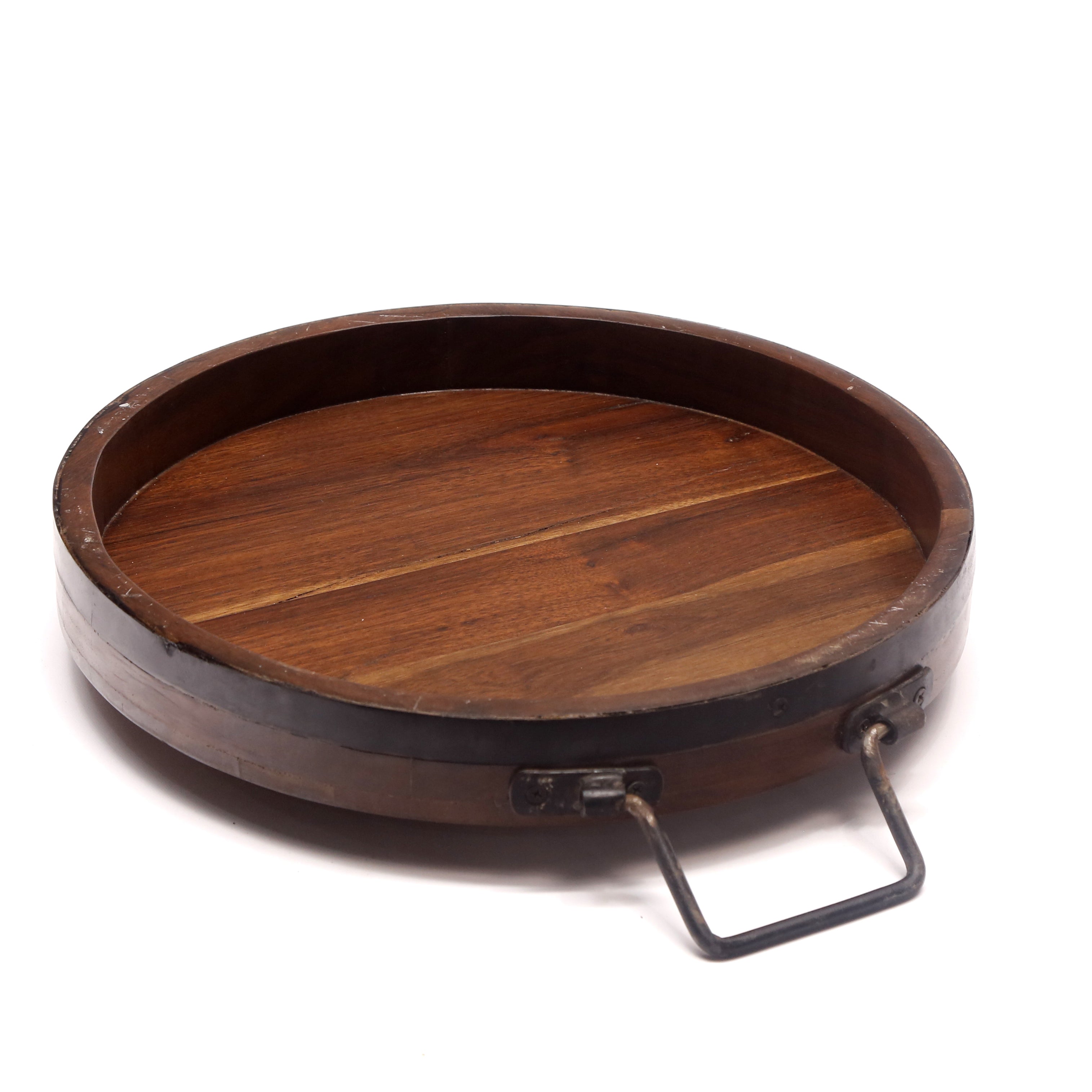 Vintage Handle Wooden Tray Tray