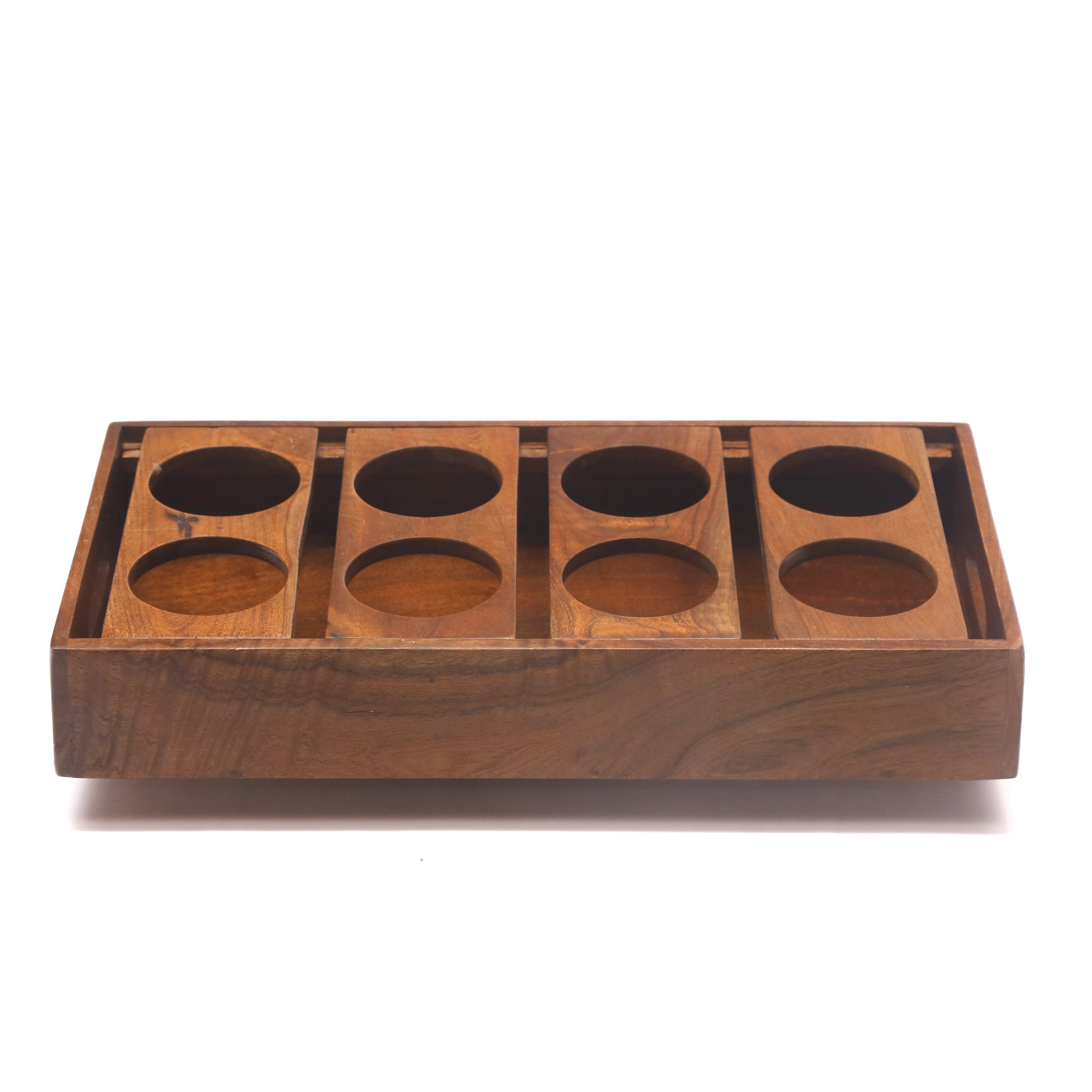 8 Glass Cafeteria Stand Tray Tray