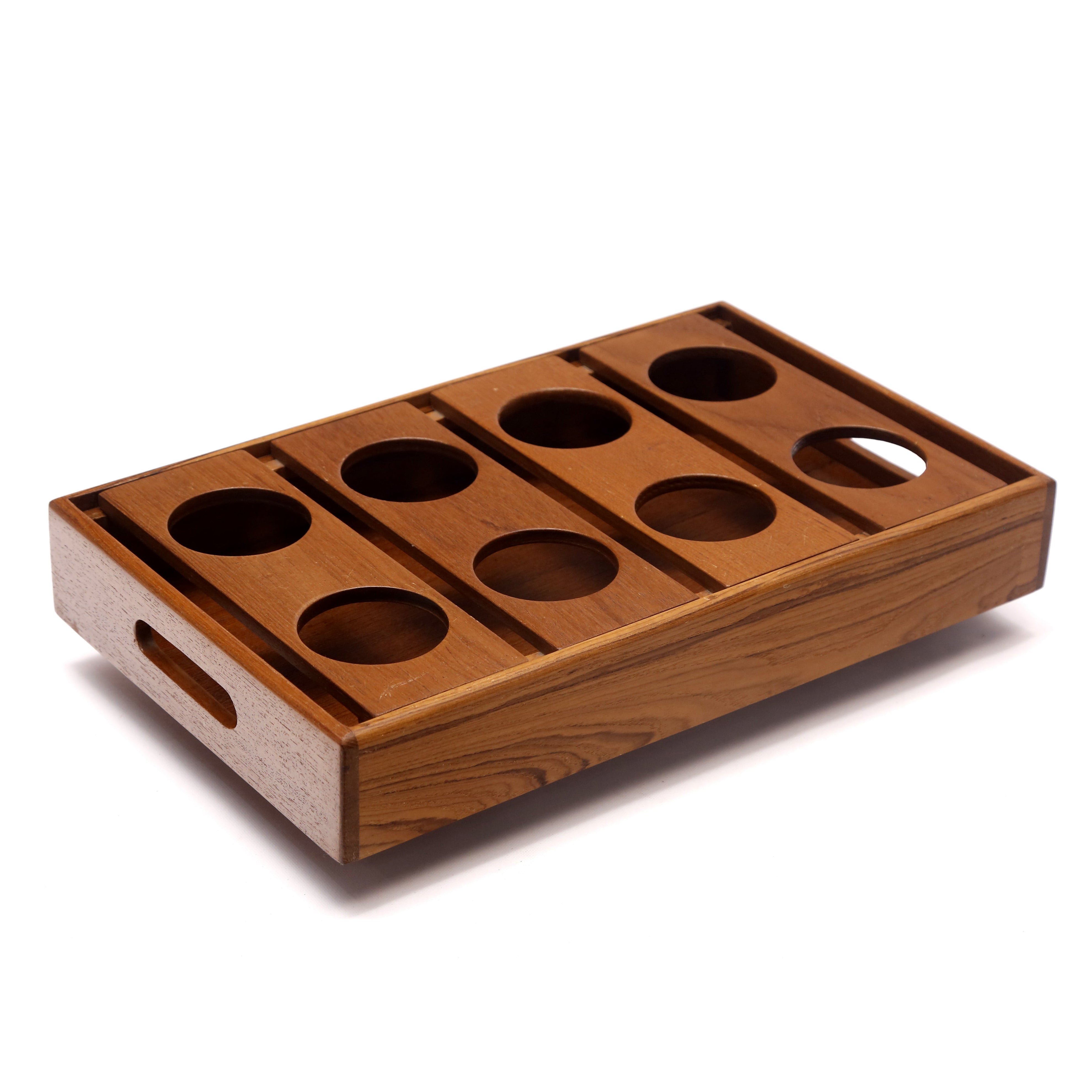 8 Glass Cafeteria Stand Tray Tray