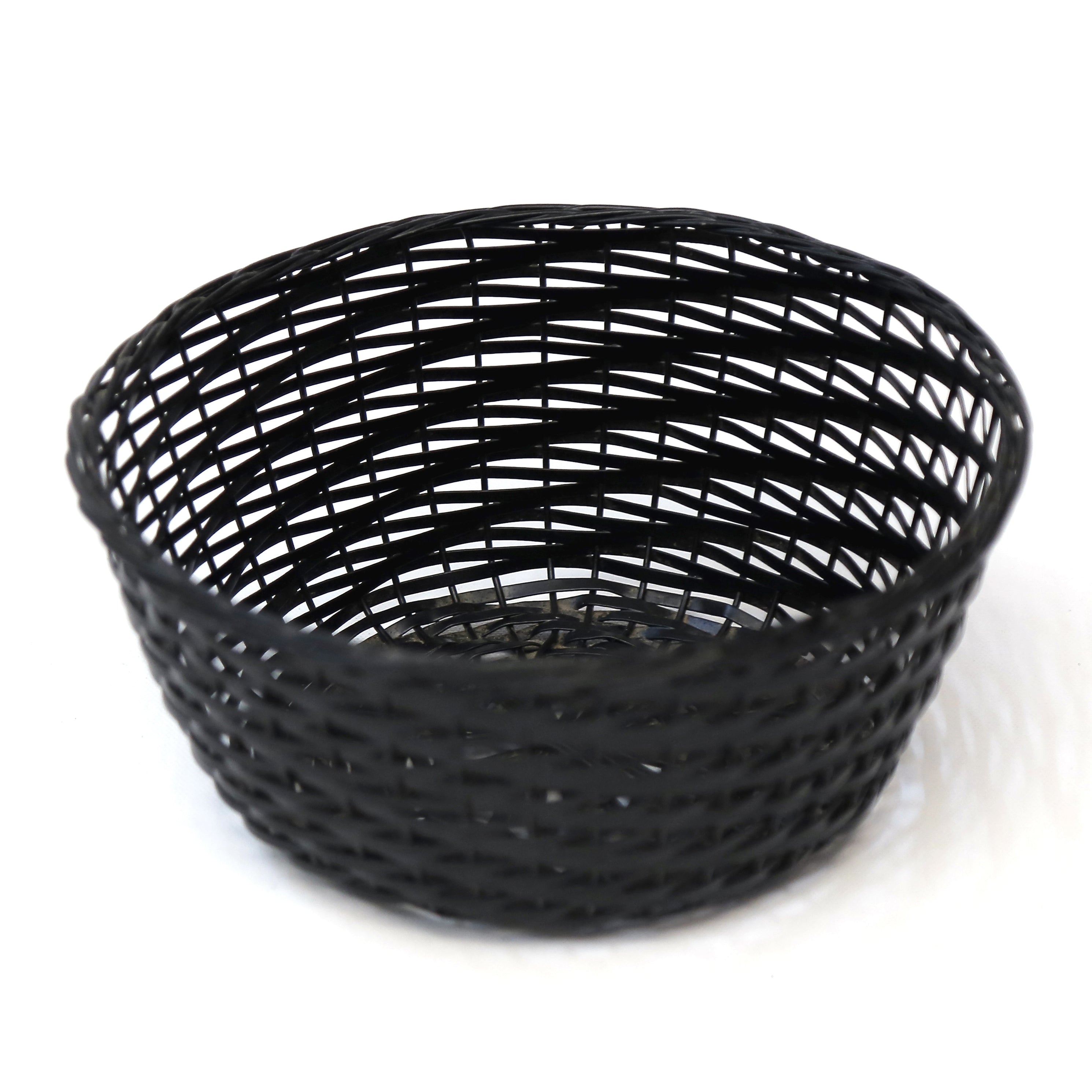 (Set of 3) Black Coloured Fruit Crate Metallic Tray Set Tray