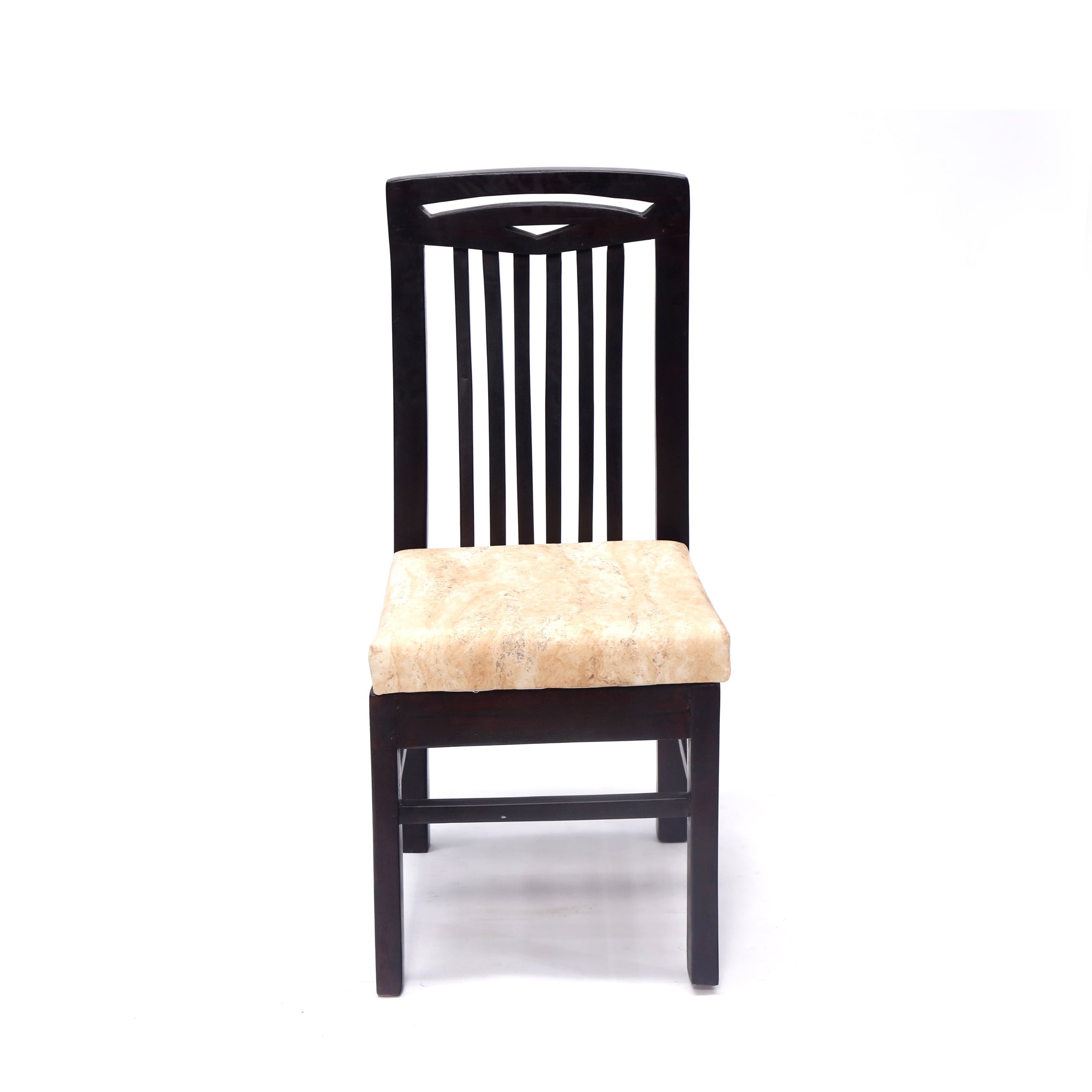 (Set of 2) Curved Striped Black Touch Chair Dining Chair