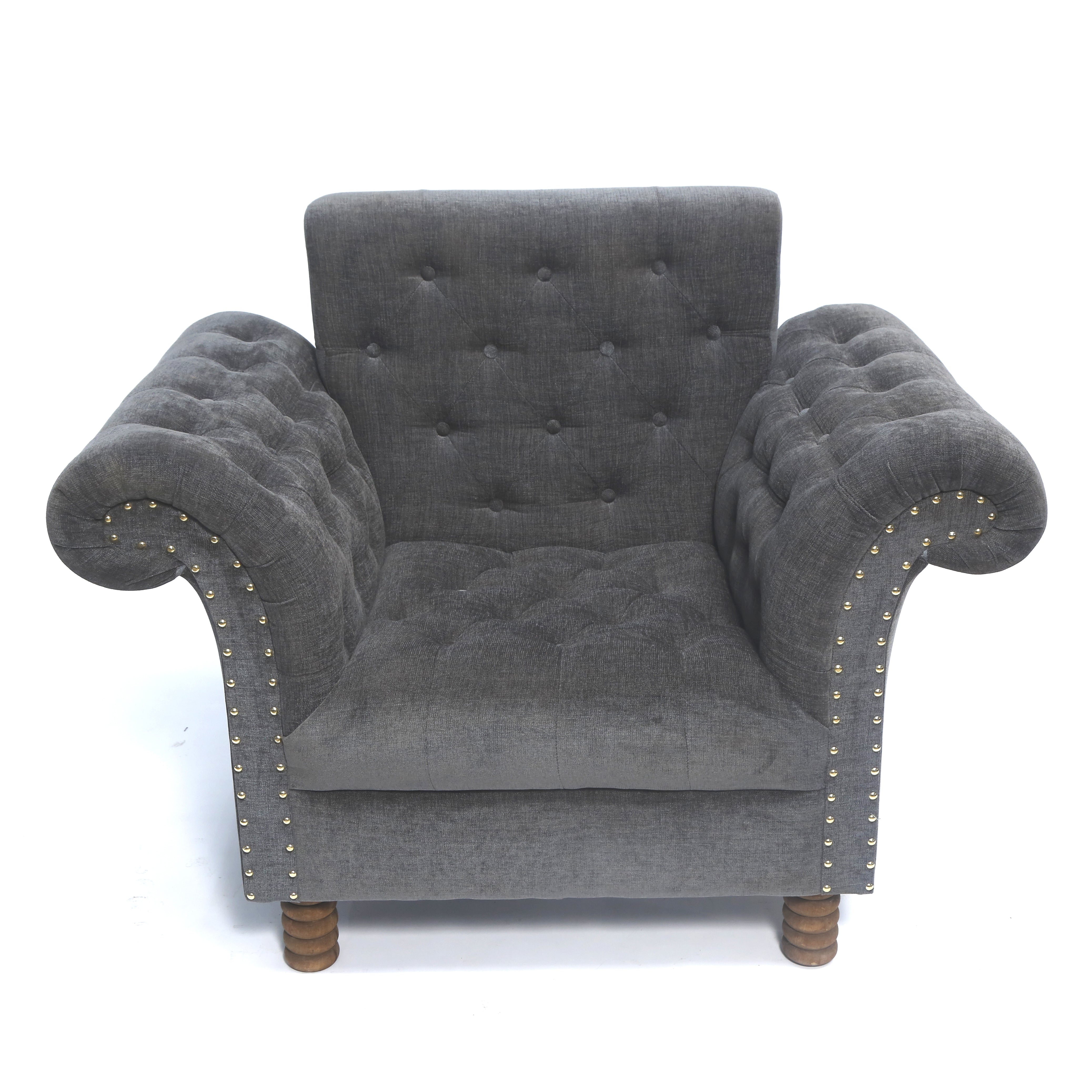 Upholstered Royal Curve single Seater Sofa Sofa